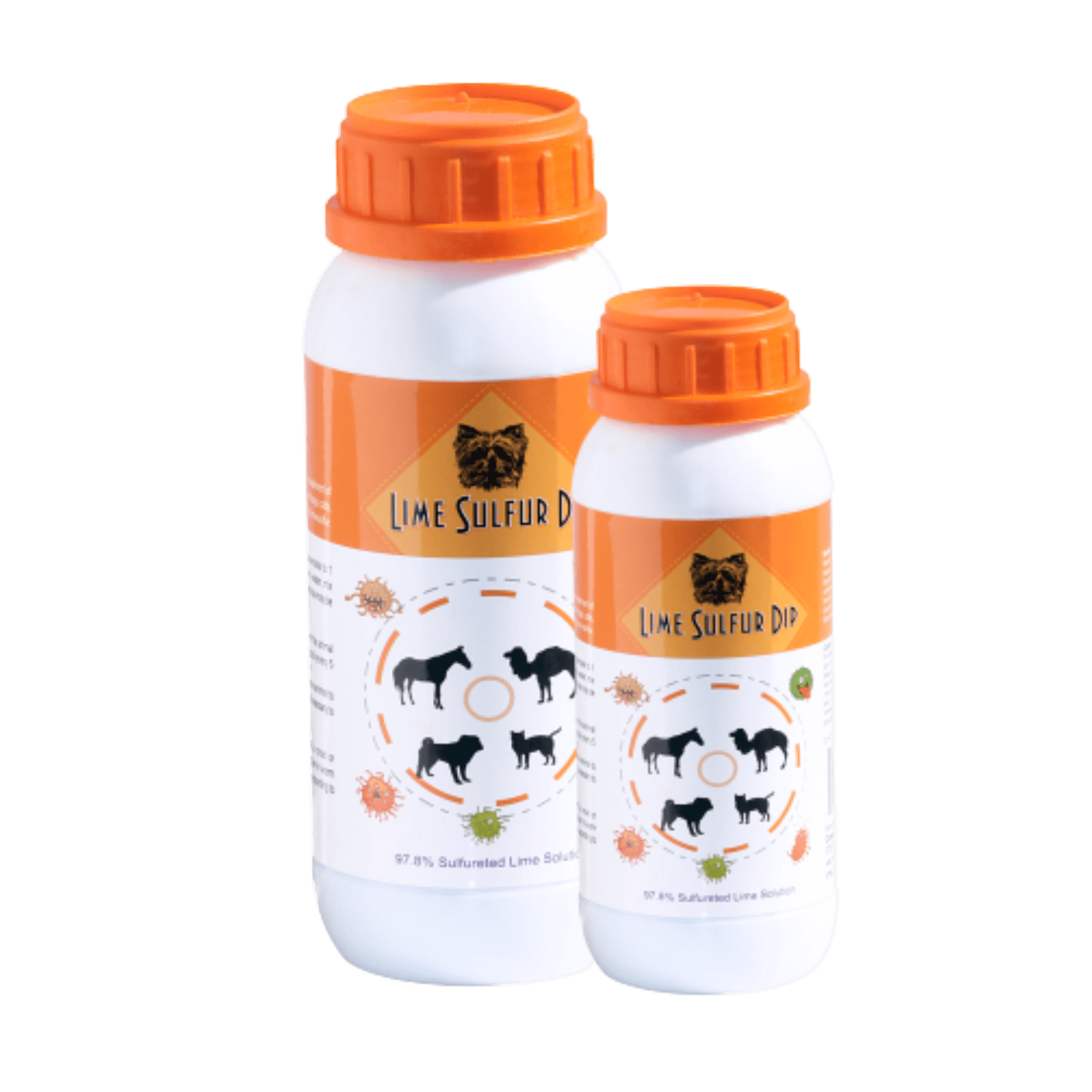 Lime Sulfur Dip - Pet and Veterinary Solution for Dermatitis, Mange, Ringworm and other Parasites
