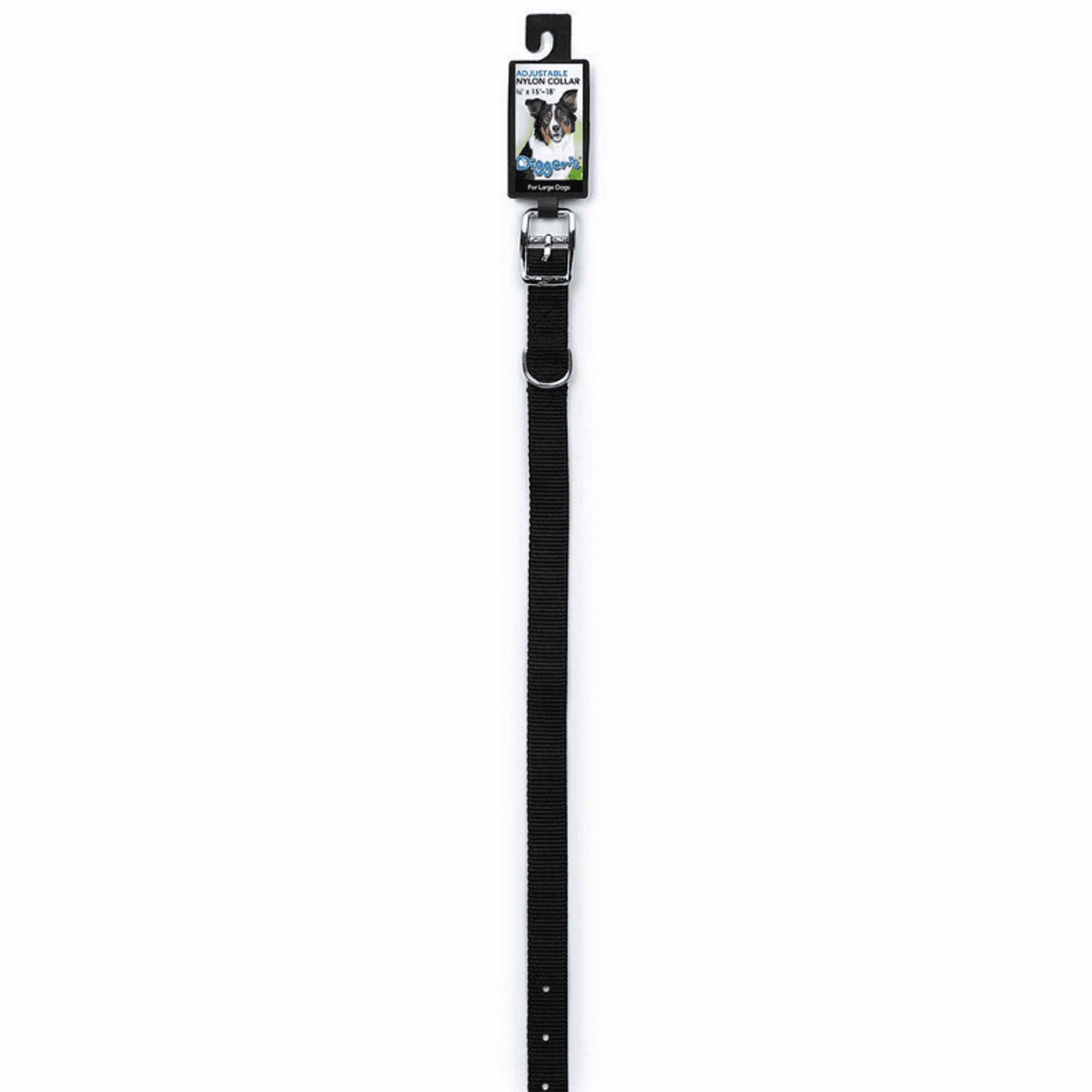 Diggers 3/4in Nylon Collar 16in Black
