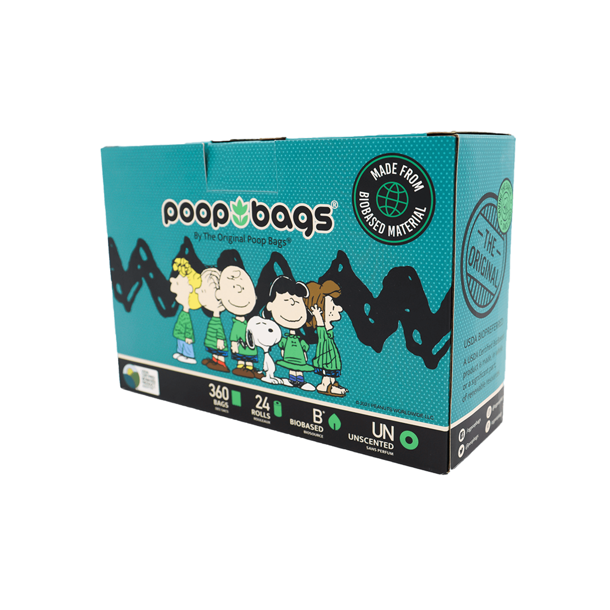 Biobased Peanuts Leash Rolls (360 CT)USDA