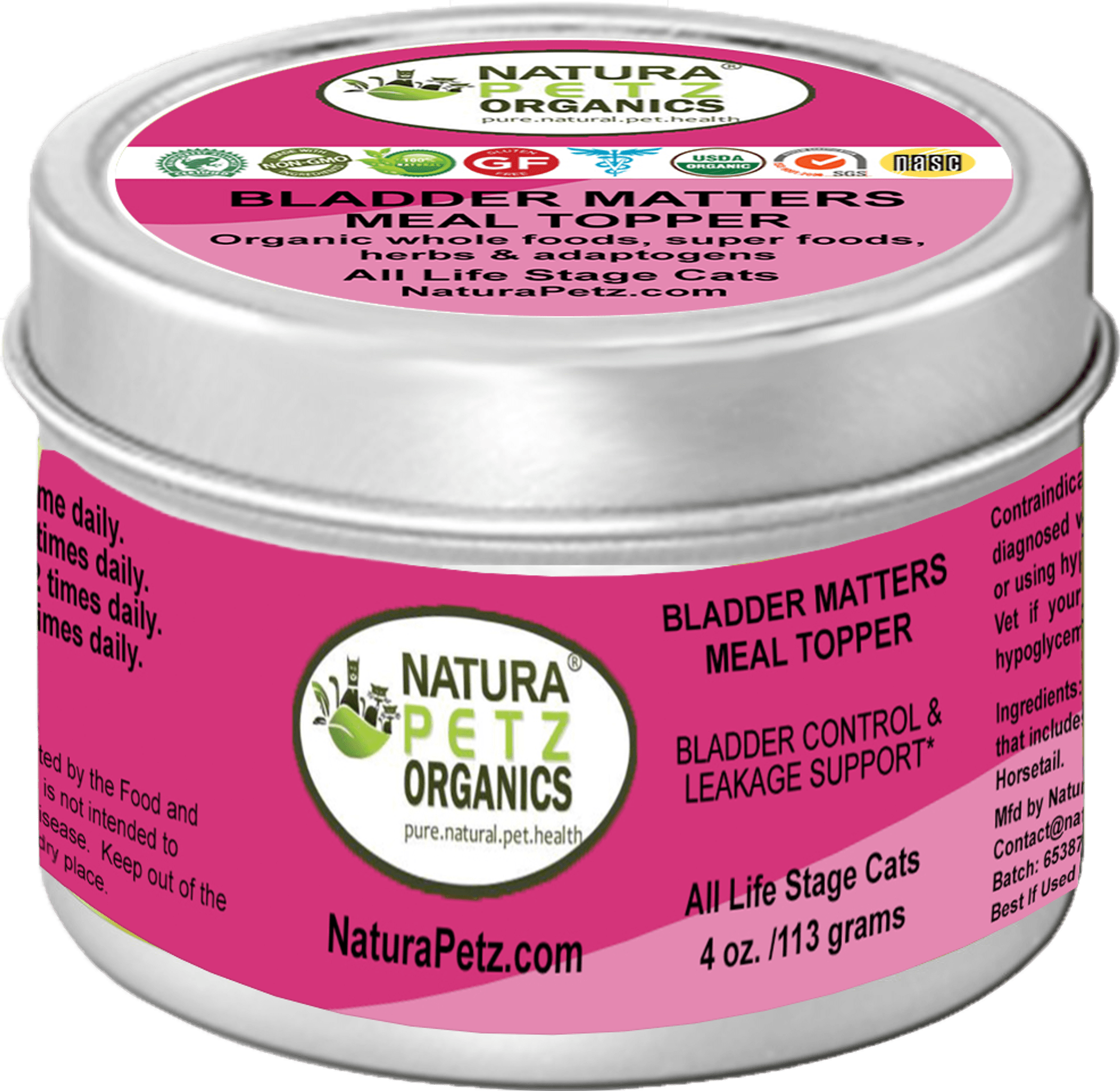 Bladder Matters Max Meal Topper Bladder Control & Leakage Support* Dogs Cats*