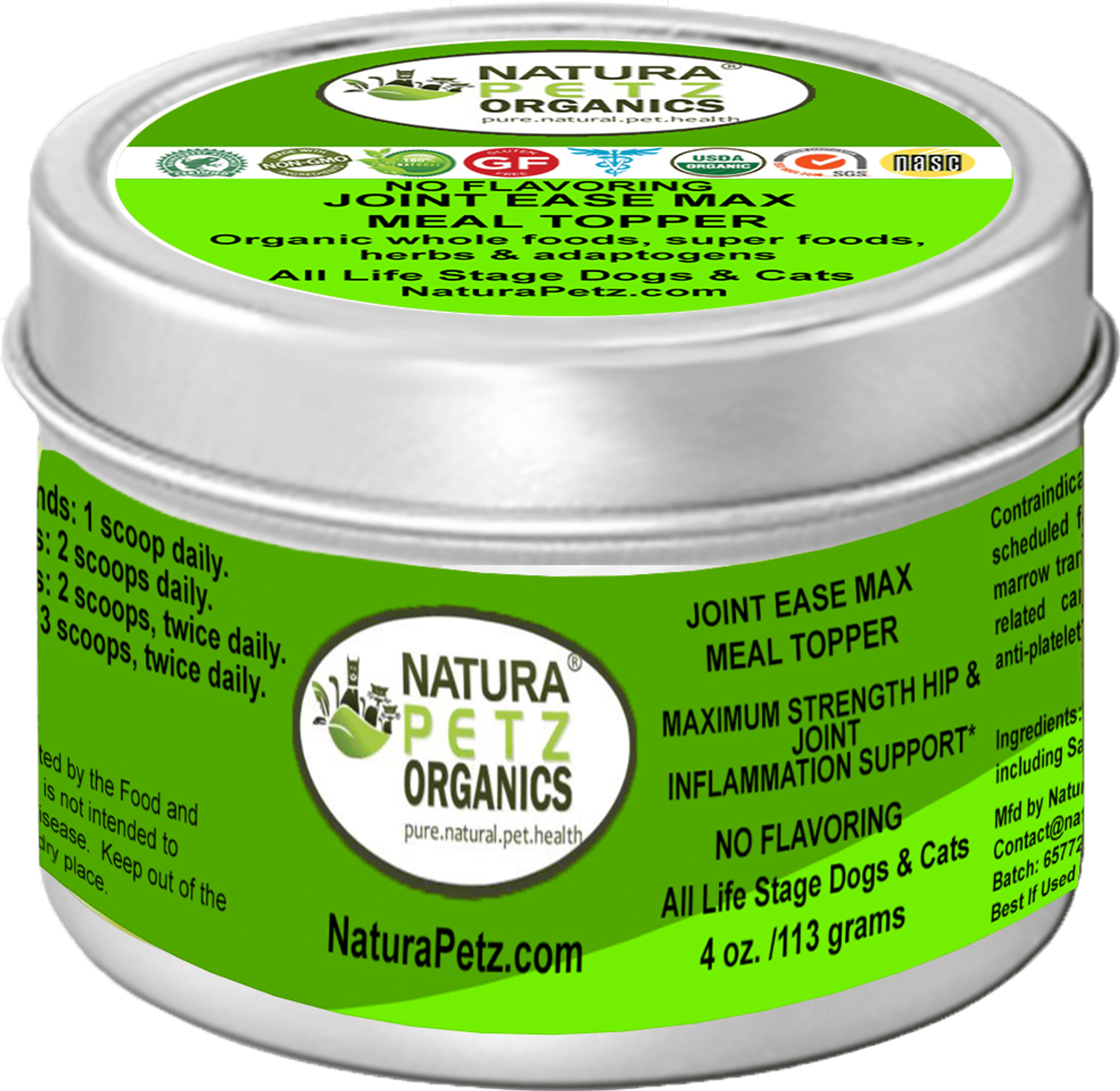 Joint Ease Max Meal Topper Super Dog Super Cat Maximum Strength Hip Joint & Inflammation Support*