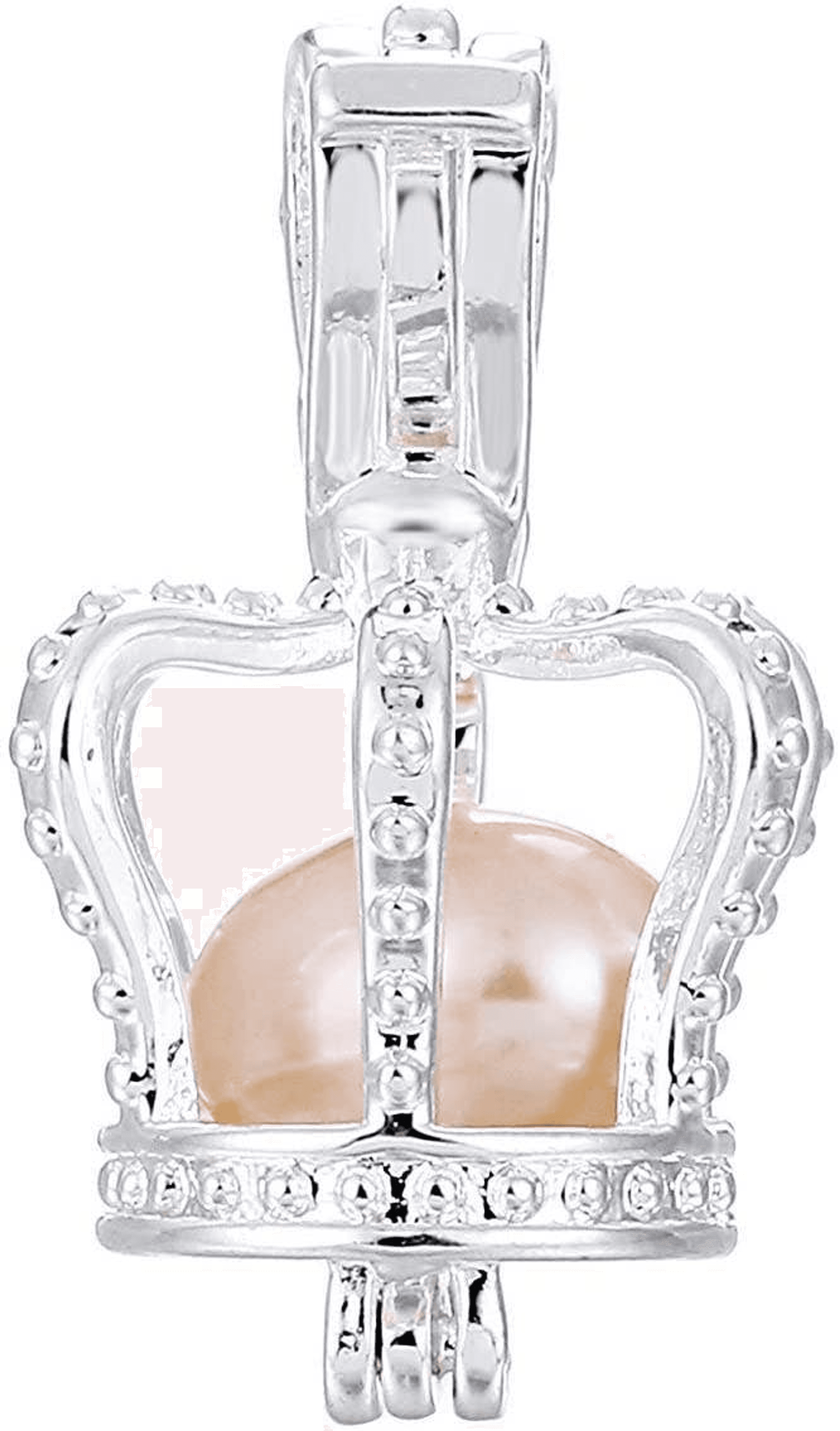 Pearl Crown Pendant - Small