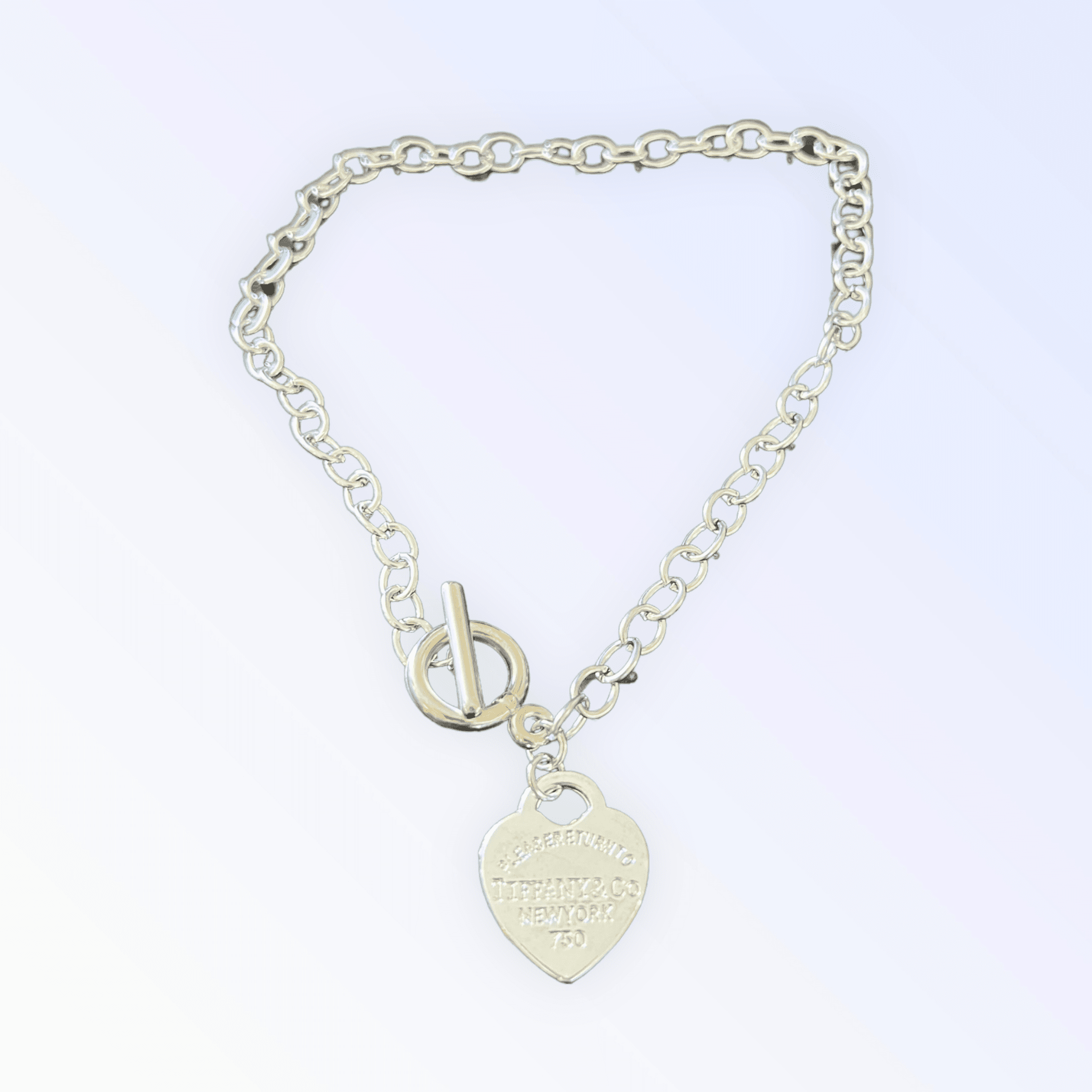 Return To Sniffany Heart Charm Necklace