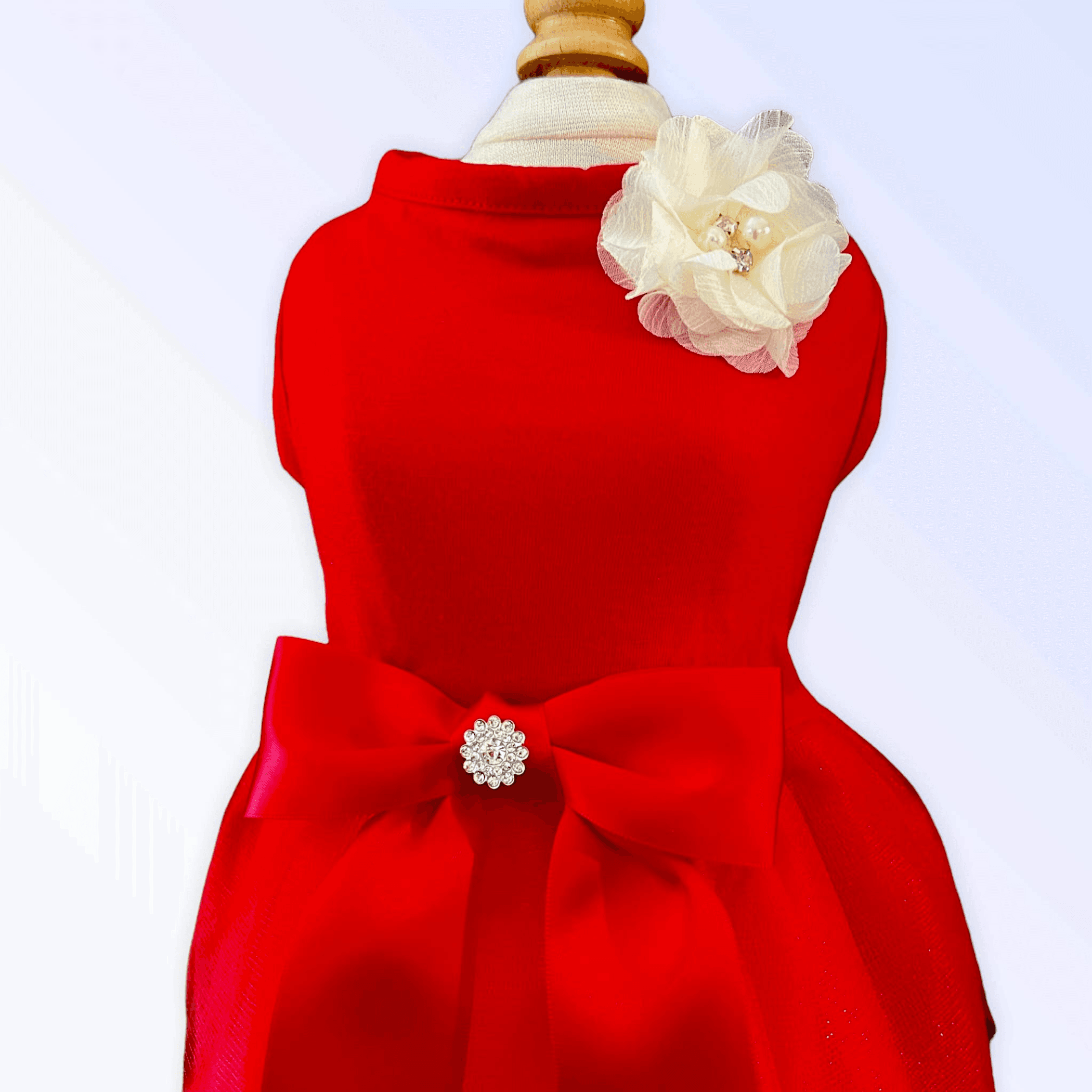 Chiffon Flower Holiday Dress
