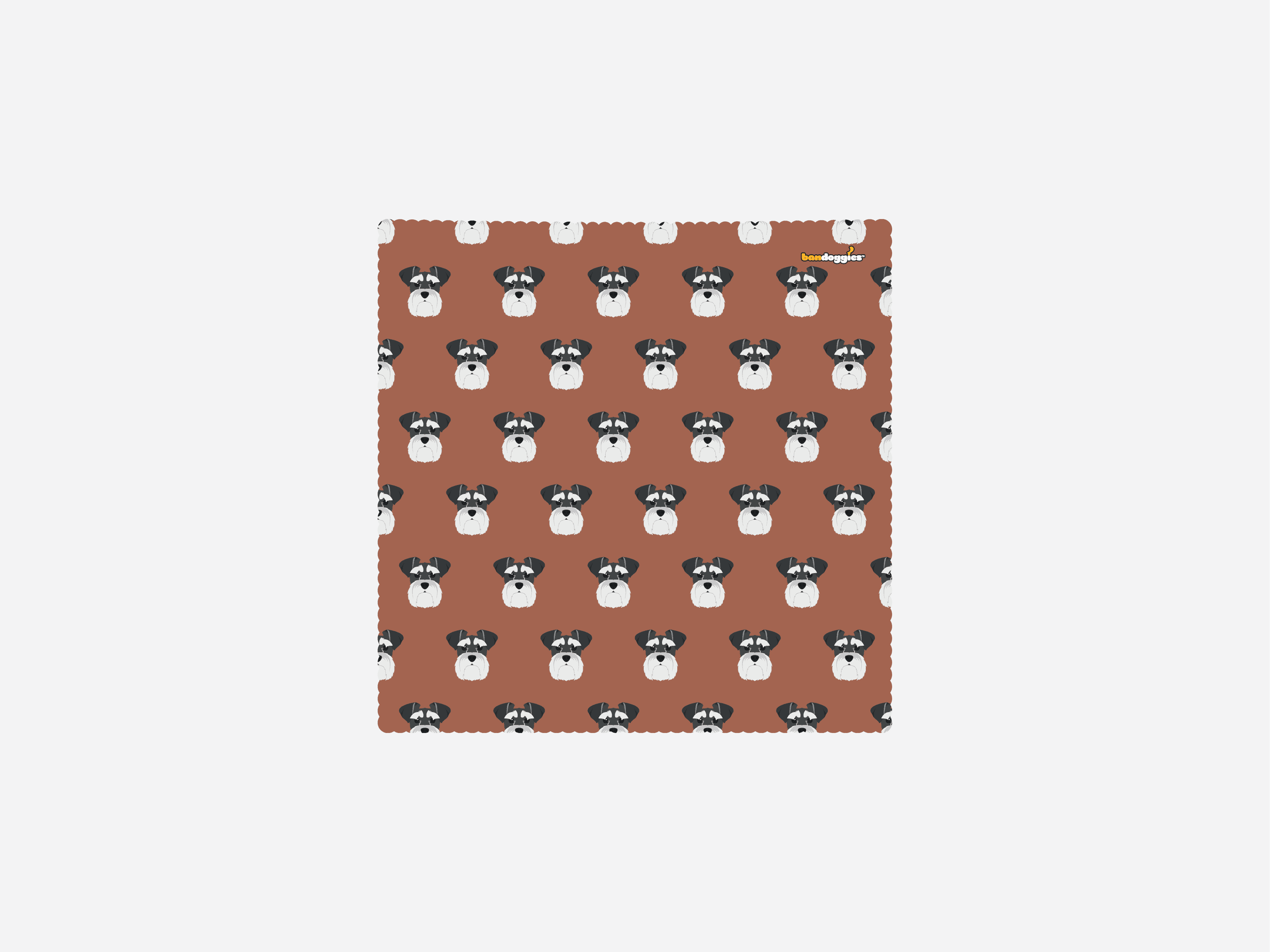 Schnauzer Microfiber Cleaning Cloth