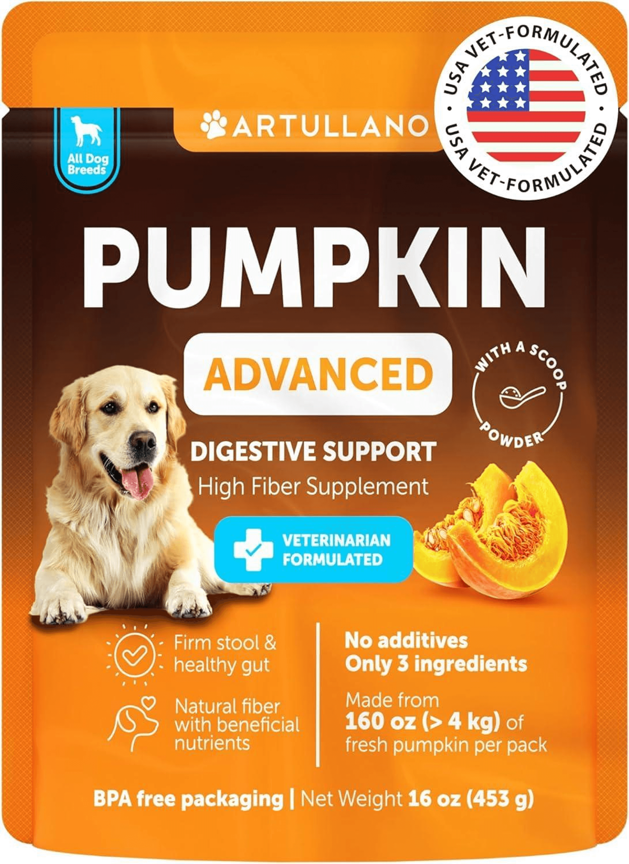 Pumpkin Powder for Dogs Digestive Support