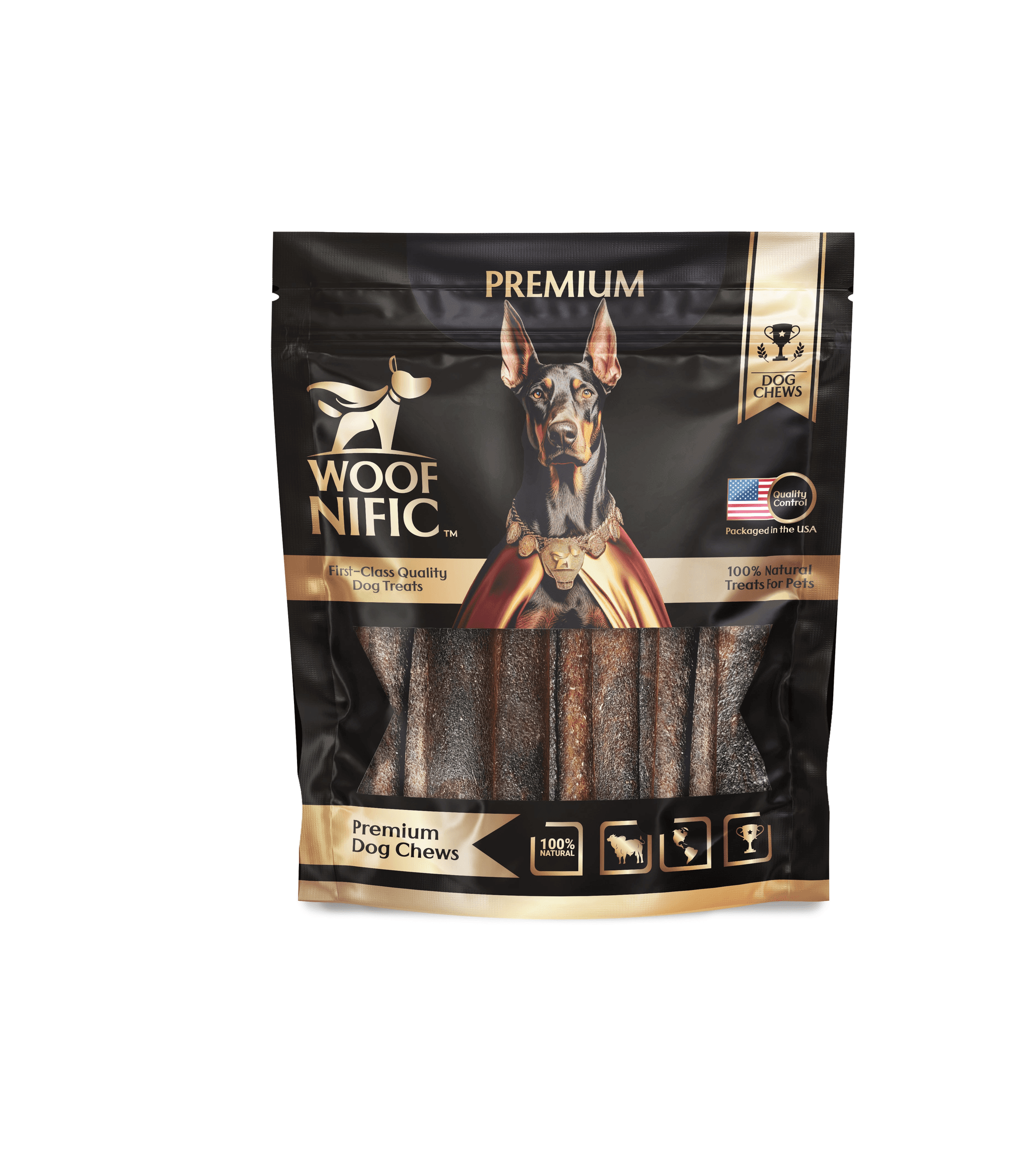 Woof Nific Straight Collagen  Bully Sticks