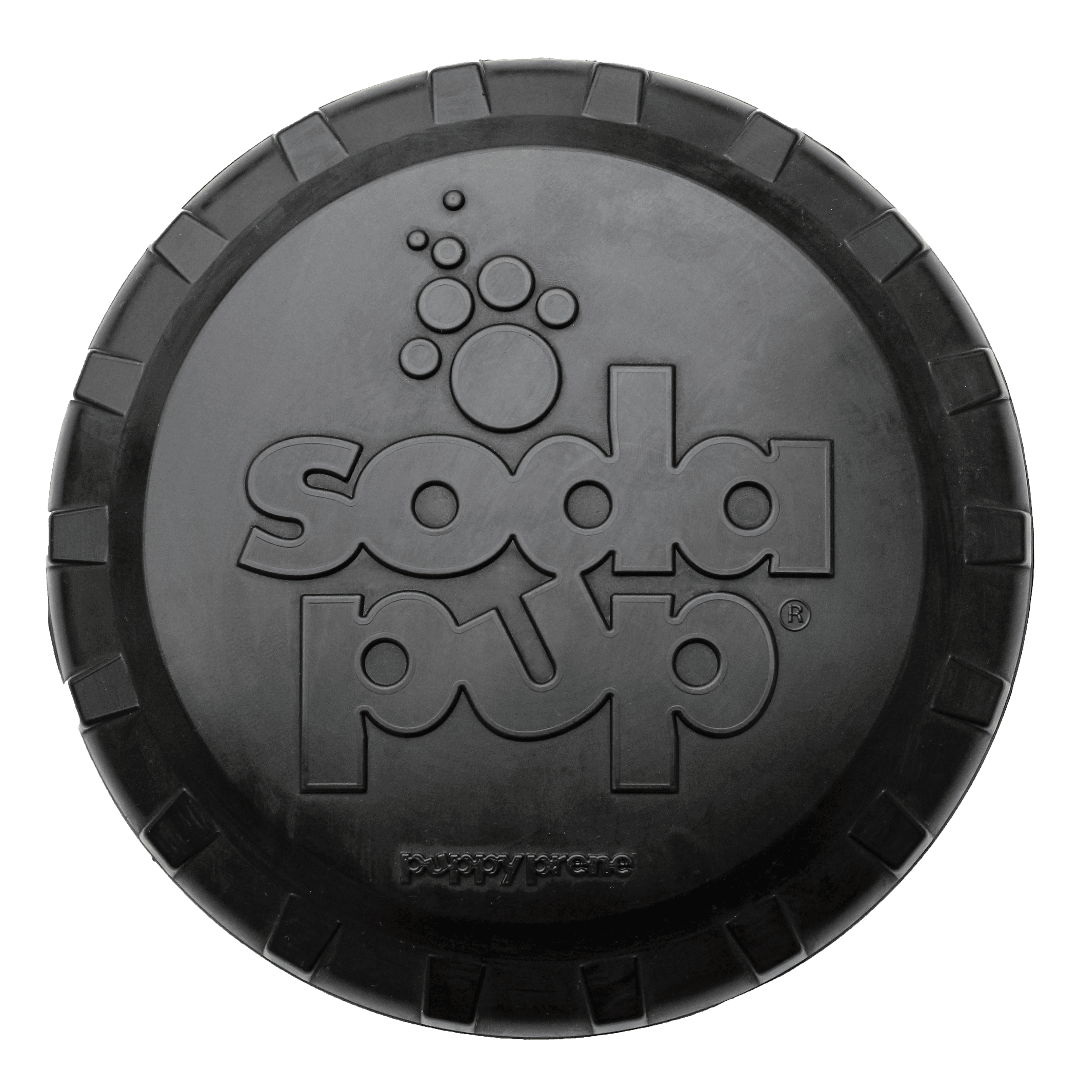 Magnum Bottle Top Flyer Ultra Durable Rubber Retrieving Frisbee