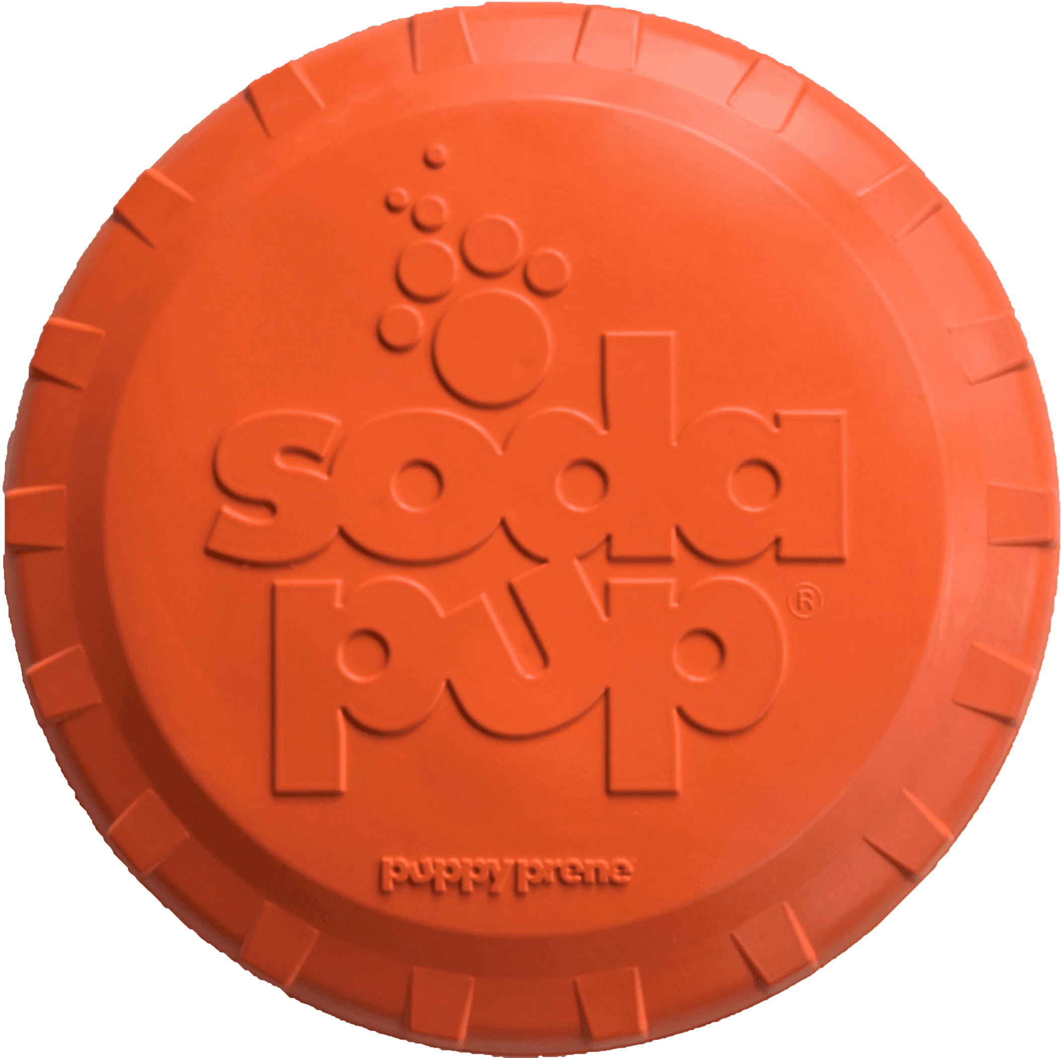 Bottle Top Flyer Durable Rubber Retrieving Frisbee