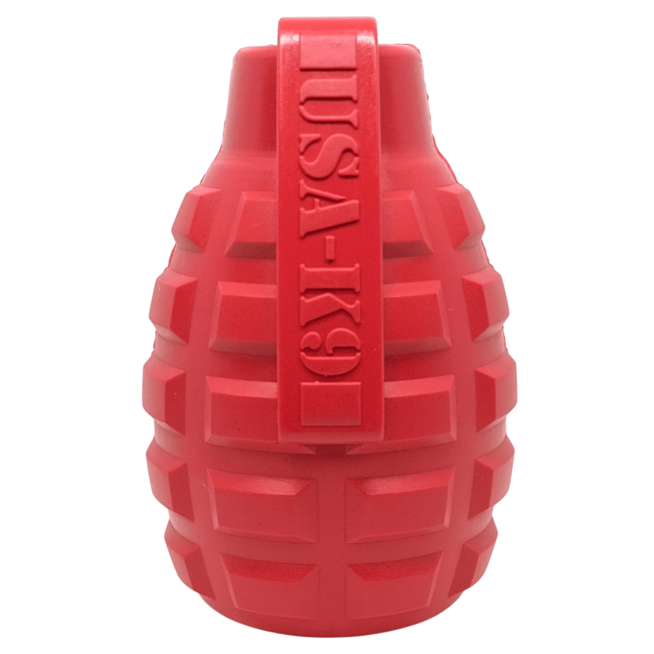 Grenade Shaped eDispenser Durable Dog Chew Toy & Treat Dispenser