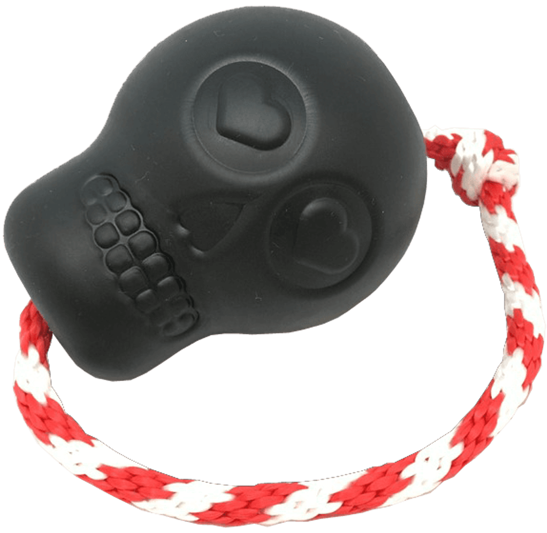 USA-K9 Magnum Skull - Black Magnum Rubber Chew Toy for Extreme Chewers