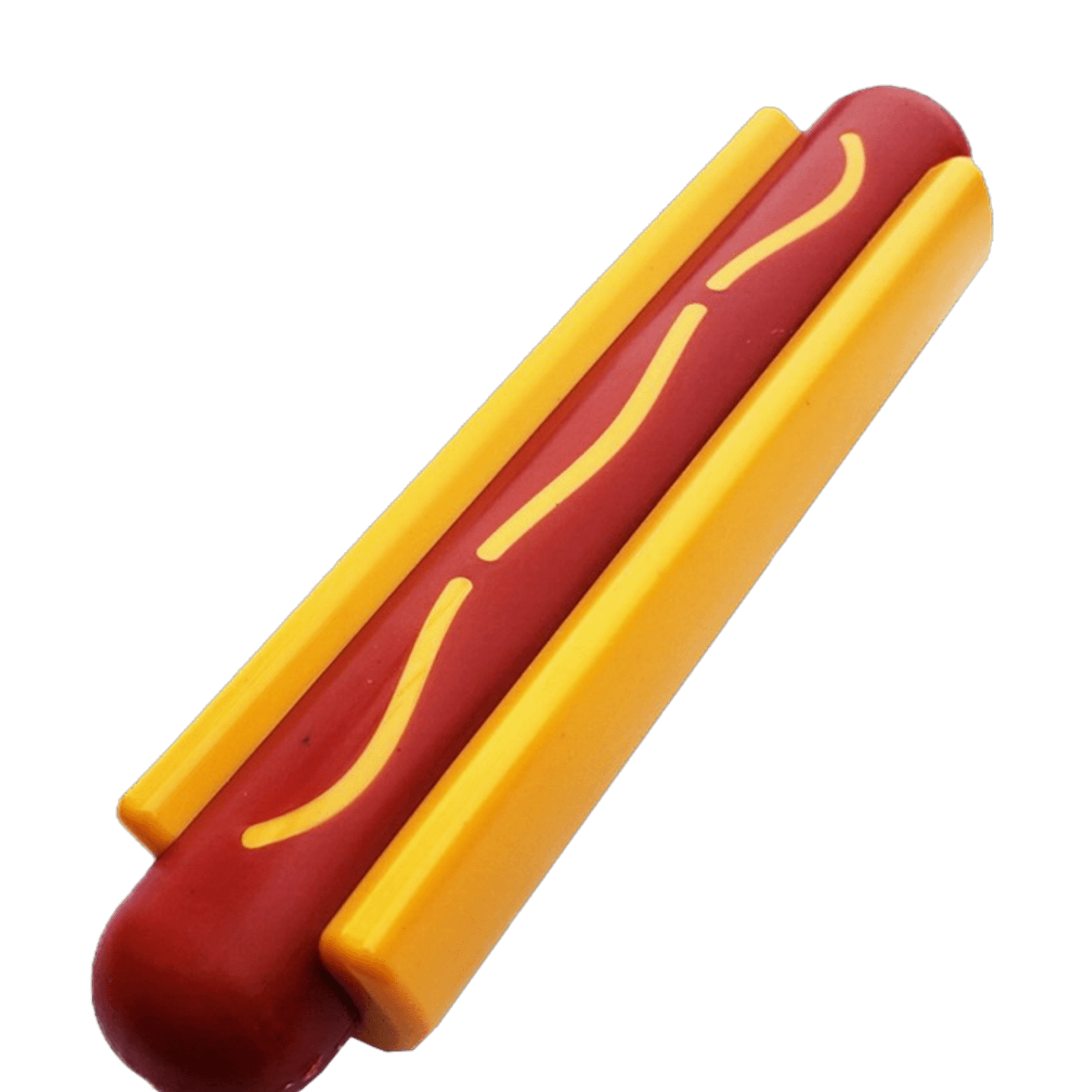 Hot Dog Nylon Dog Toy for Aggressive Chewers