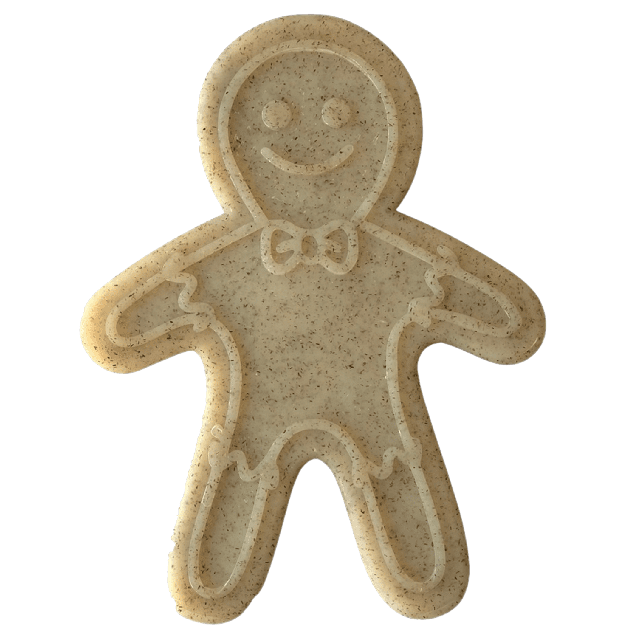 Gingerbread Man Nylon Dog Chew Toy for Aggressive Chewers