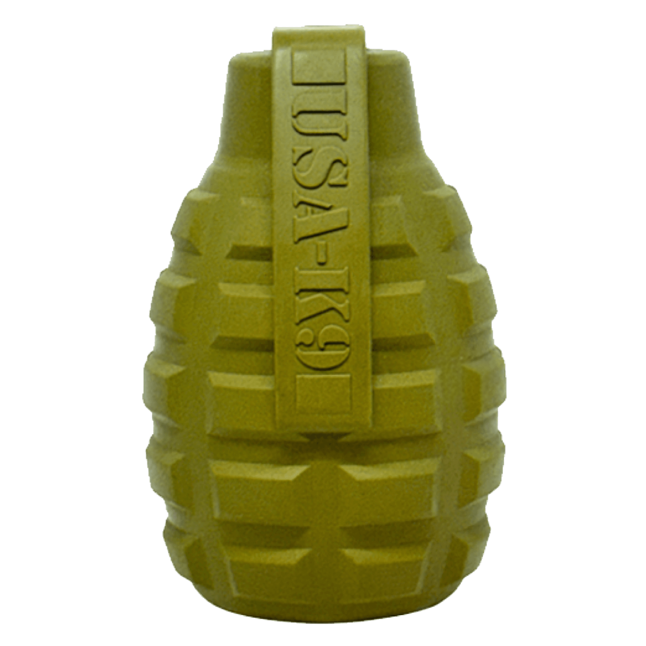 Grenade Shaped eDispenser Durable Dog Chew Toy & Treat Dispenser