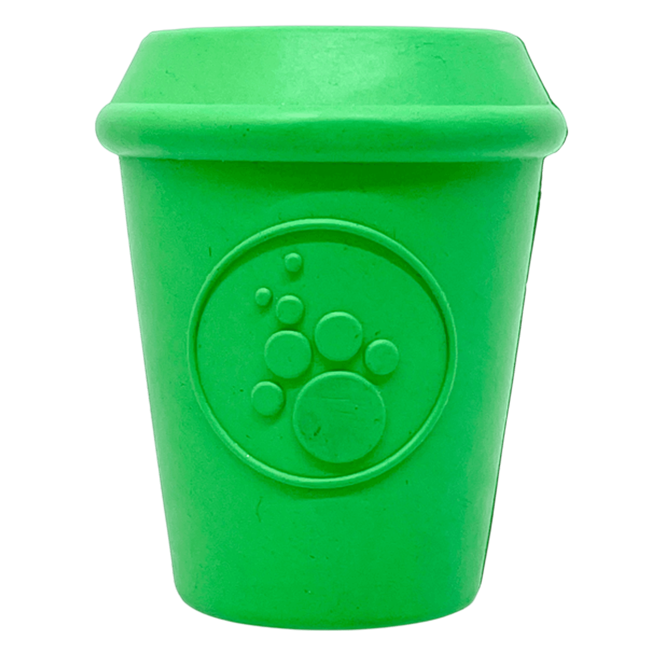 Coffee Cup eDispener Durable Rubber Chew Toy and Treat Dispenser