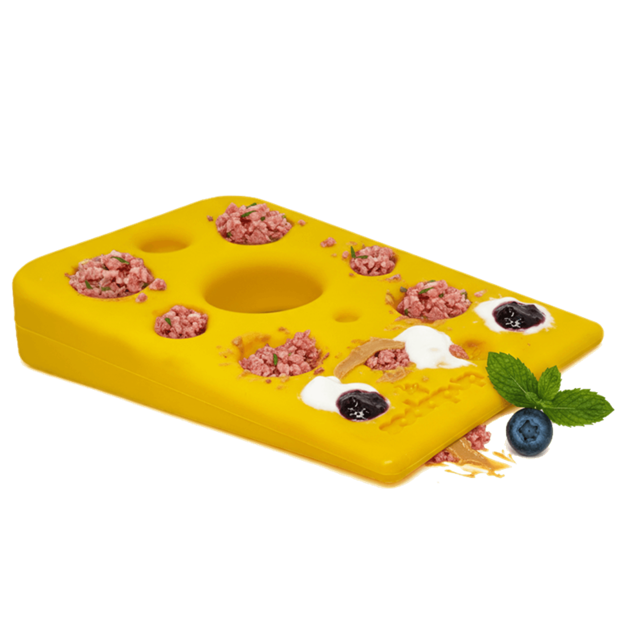 Swiss Cheese Wedge Nylon Dog Chew Toy for Aggressive Chewers