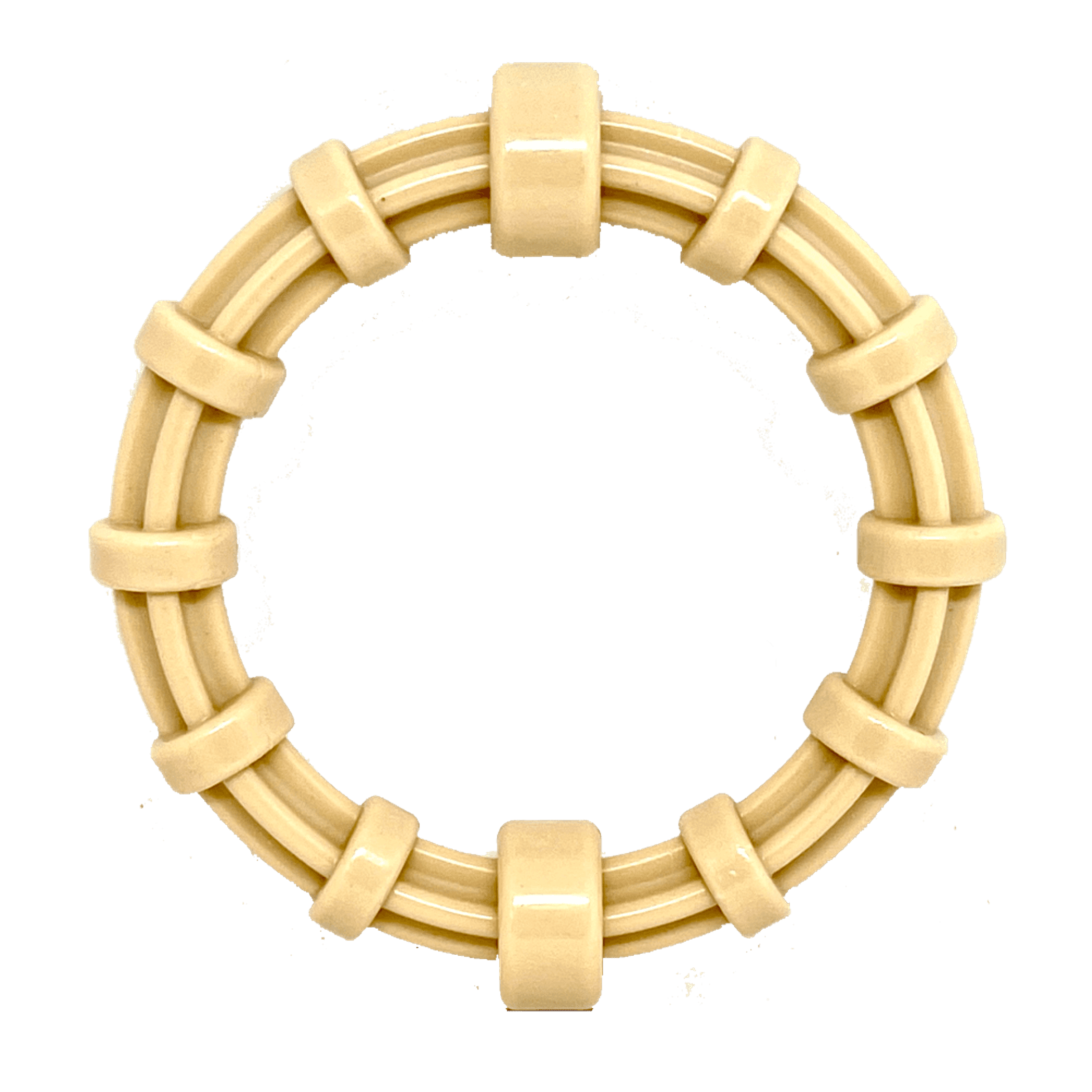 Chicken Flavored Teething Ring for Puppies & Aggressive Chewers
