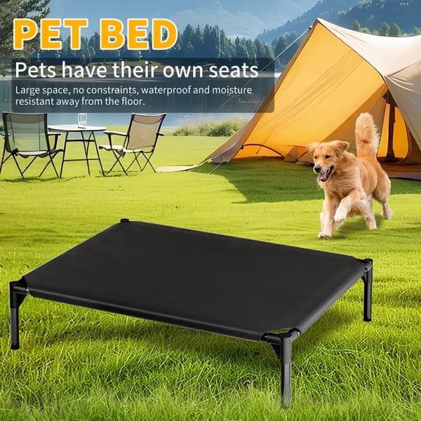 XL Oxford Cloth Pet Bed, Wear-resistant, Scratch Resistant, Waterproof, Easy To Clean, Breathable, Comfortable And Non Collapsing, Suitable For All Seasons Indoors And Outdoors