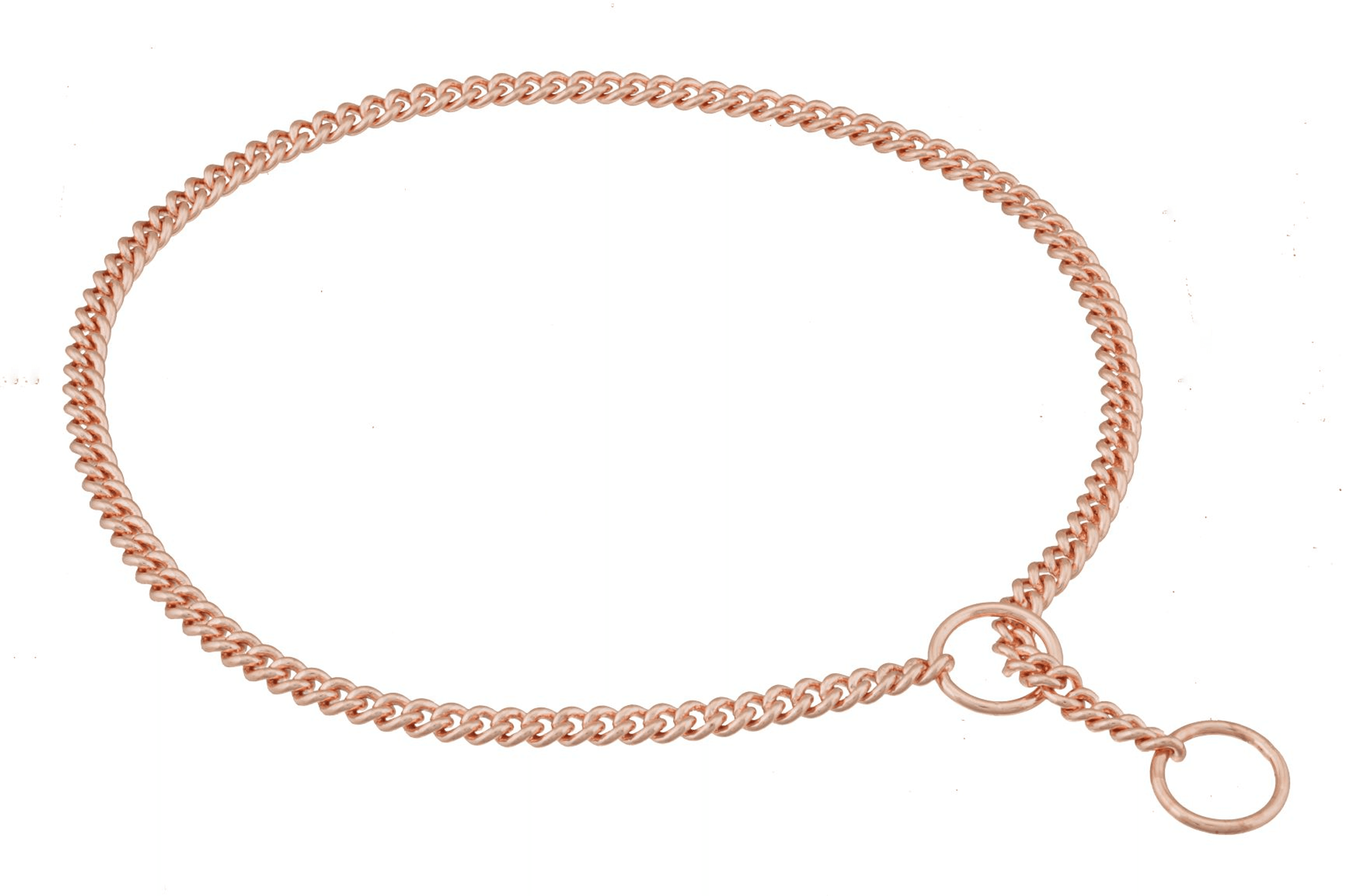 Slip Curve Show Chain Collar (14 in x 1.6 mm)