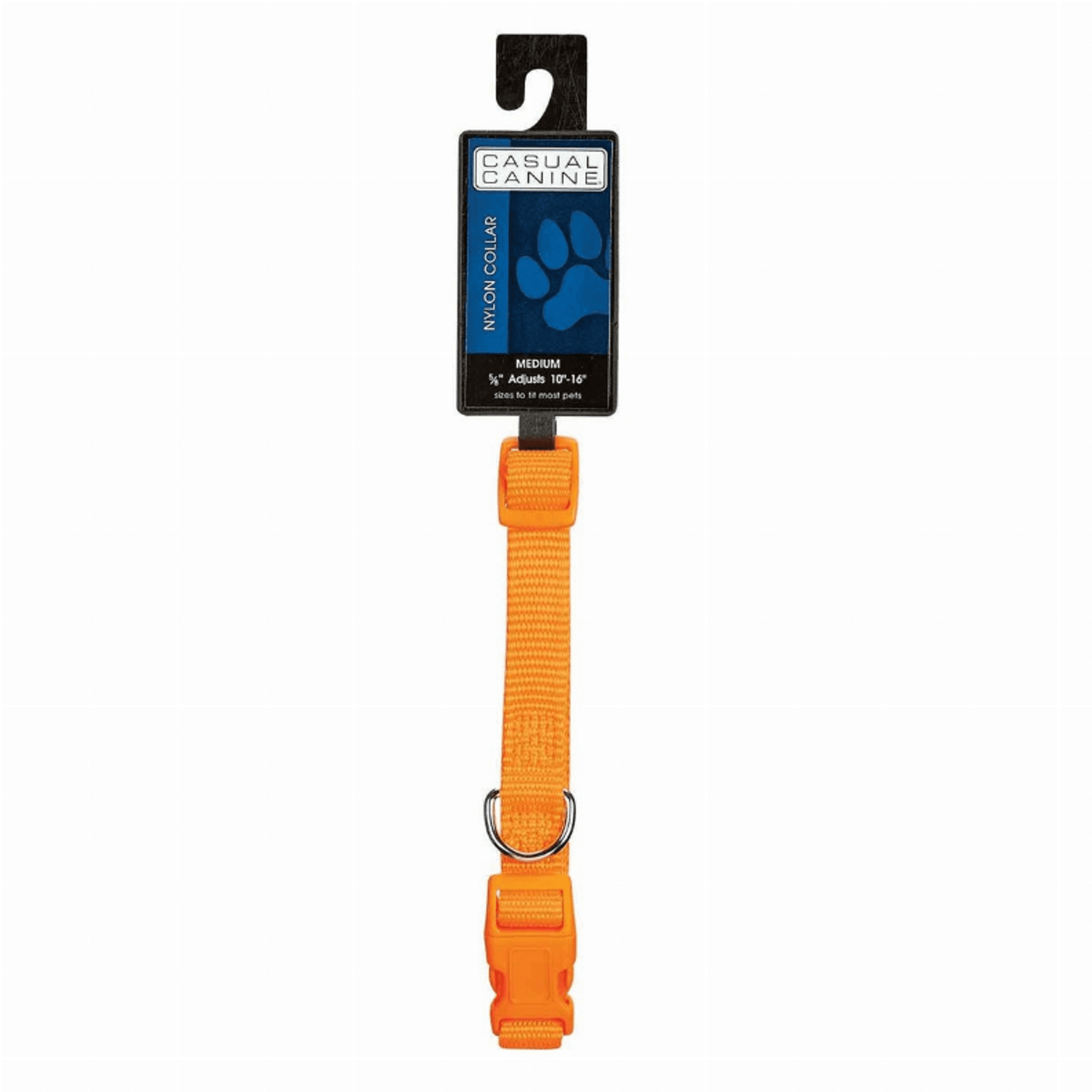 CC Dog Collar 10-16In Org
