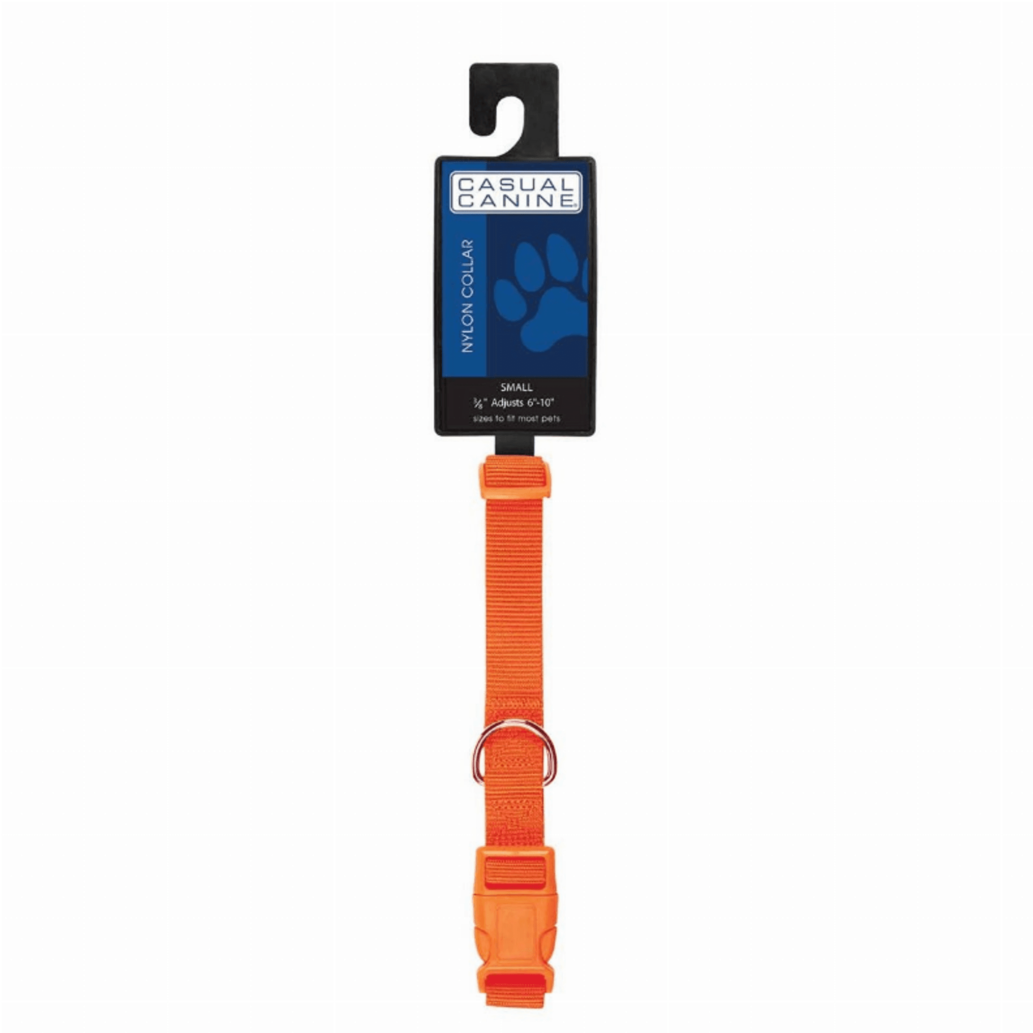 CC Dog Collar 6-10In Org