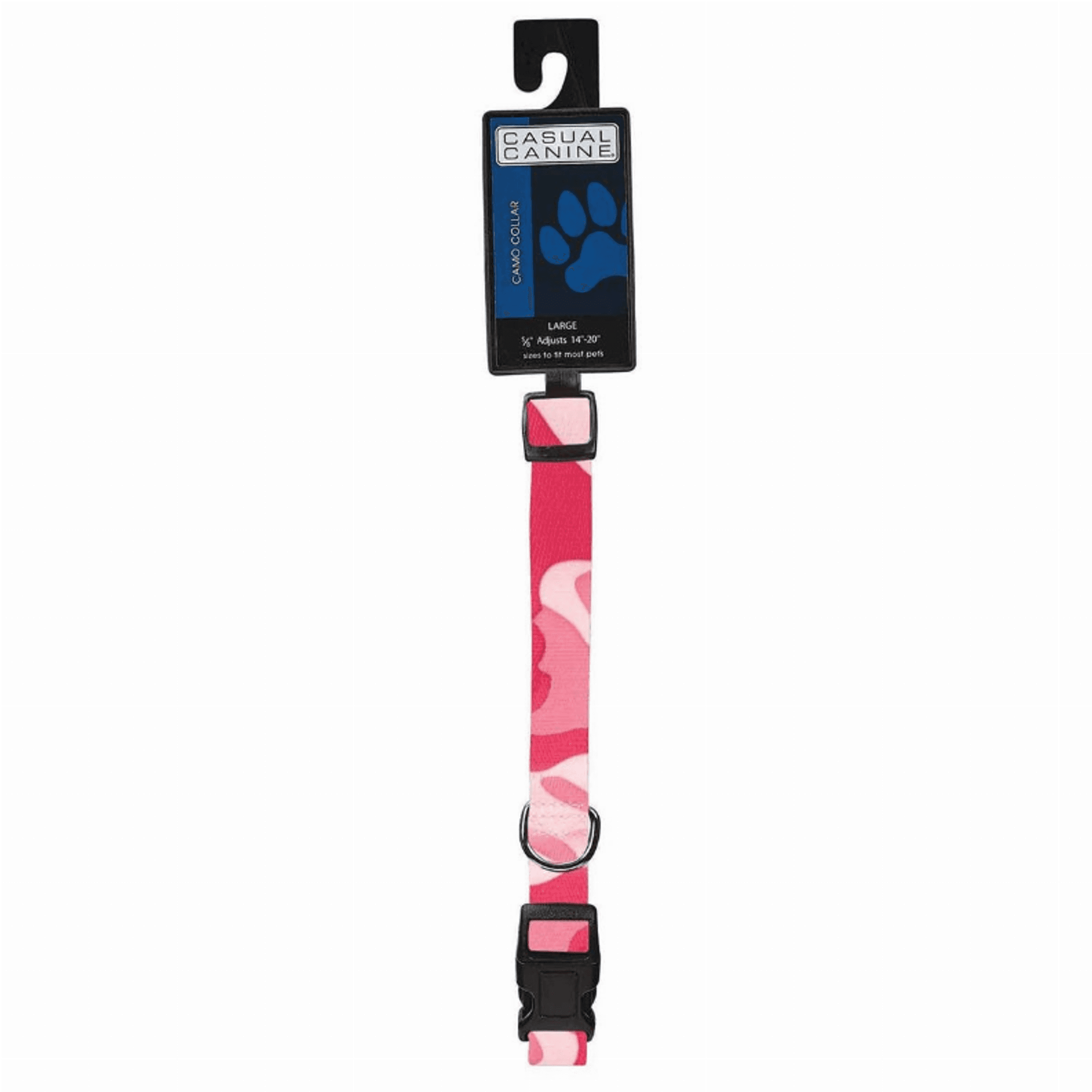 CC Camo Collar 14-20In Pnk