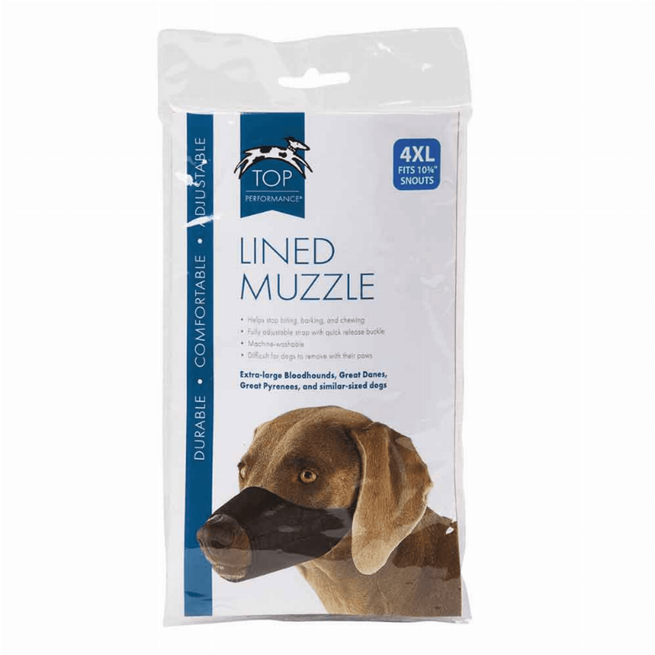 TP Lined Nylon Muzzle 10.75InSnout 4XL