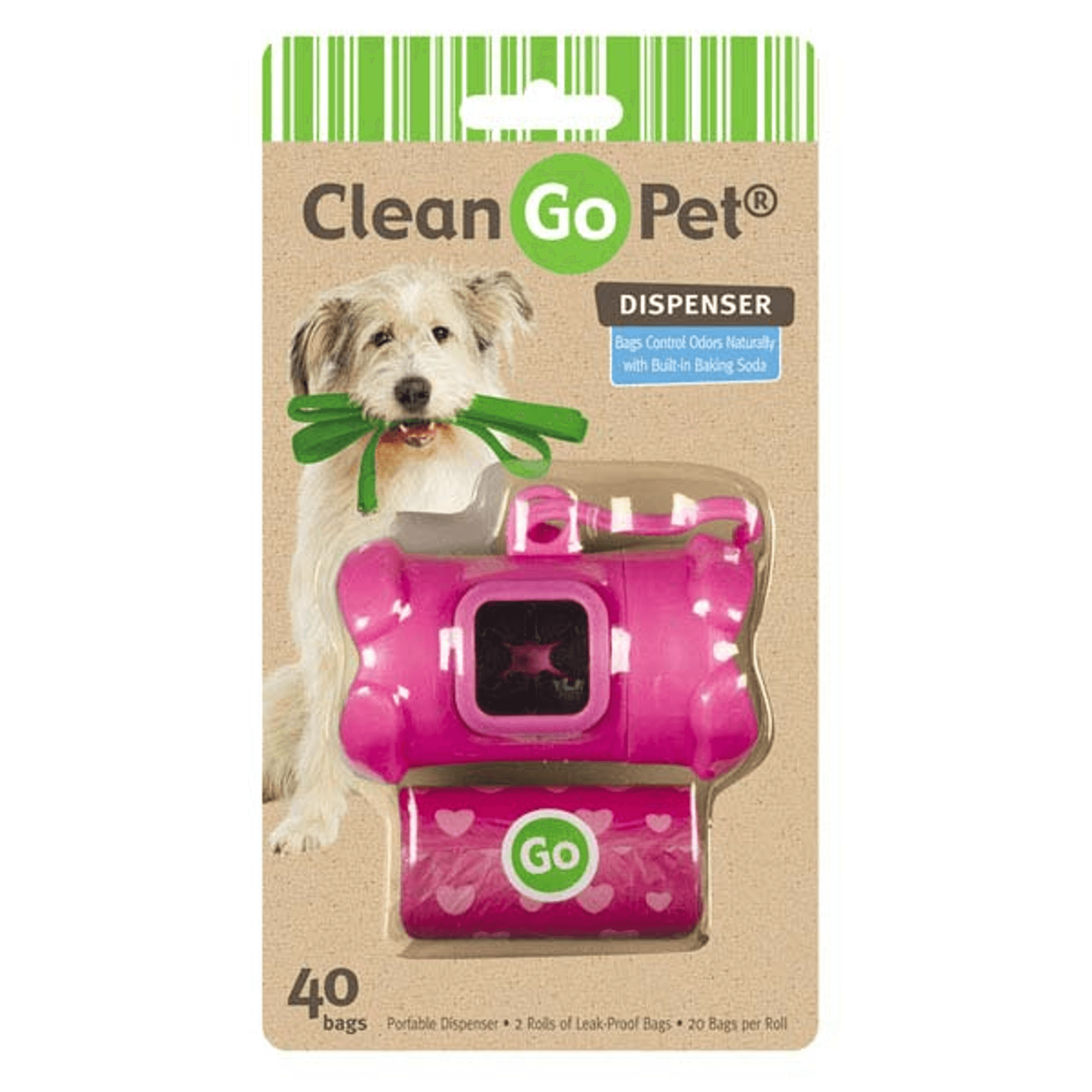 CG Bone Waste Bag Holder Pnk