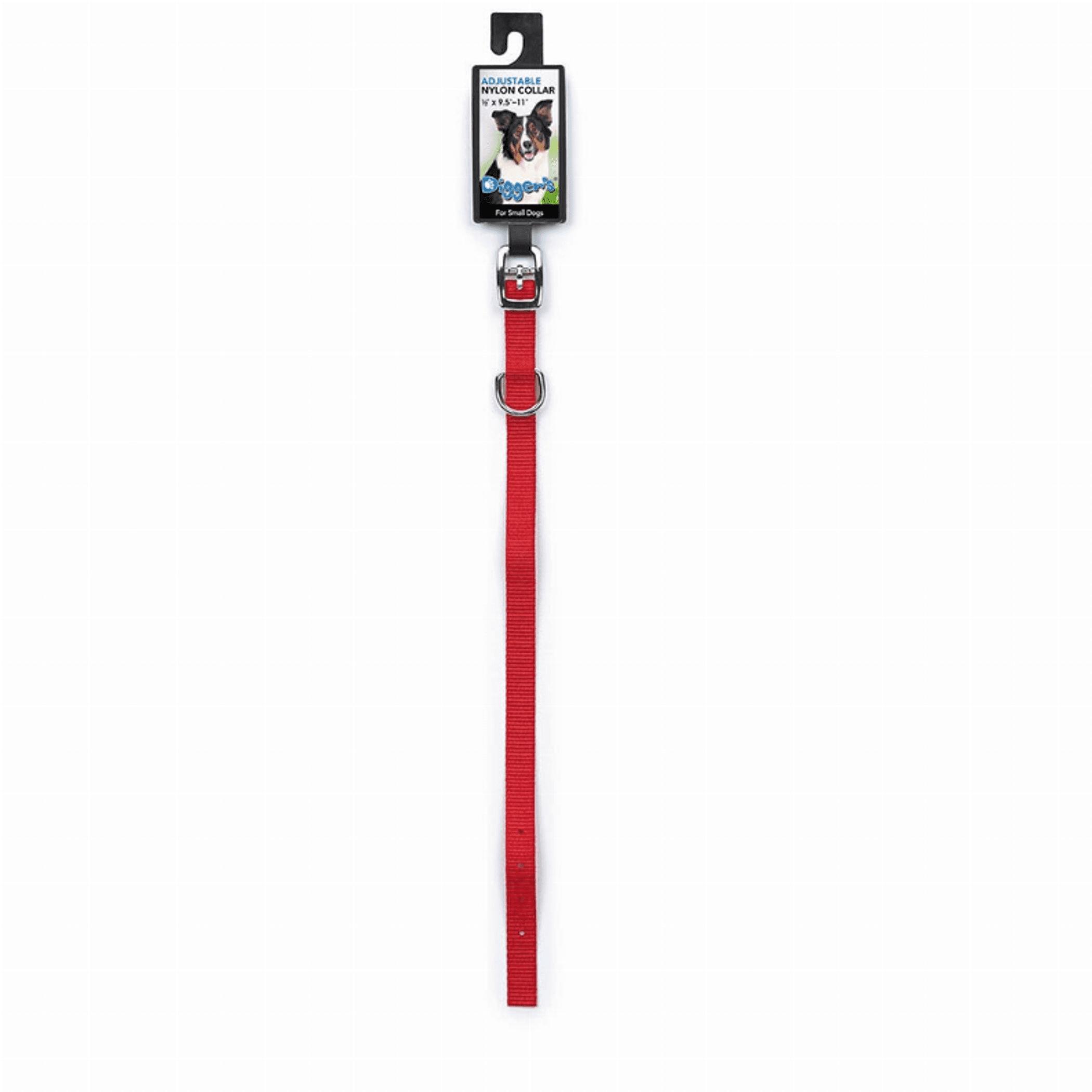 DGR 1/2in Nylon Collar 16in Red