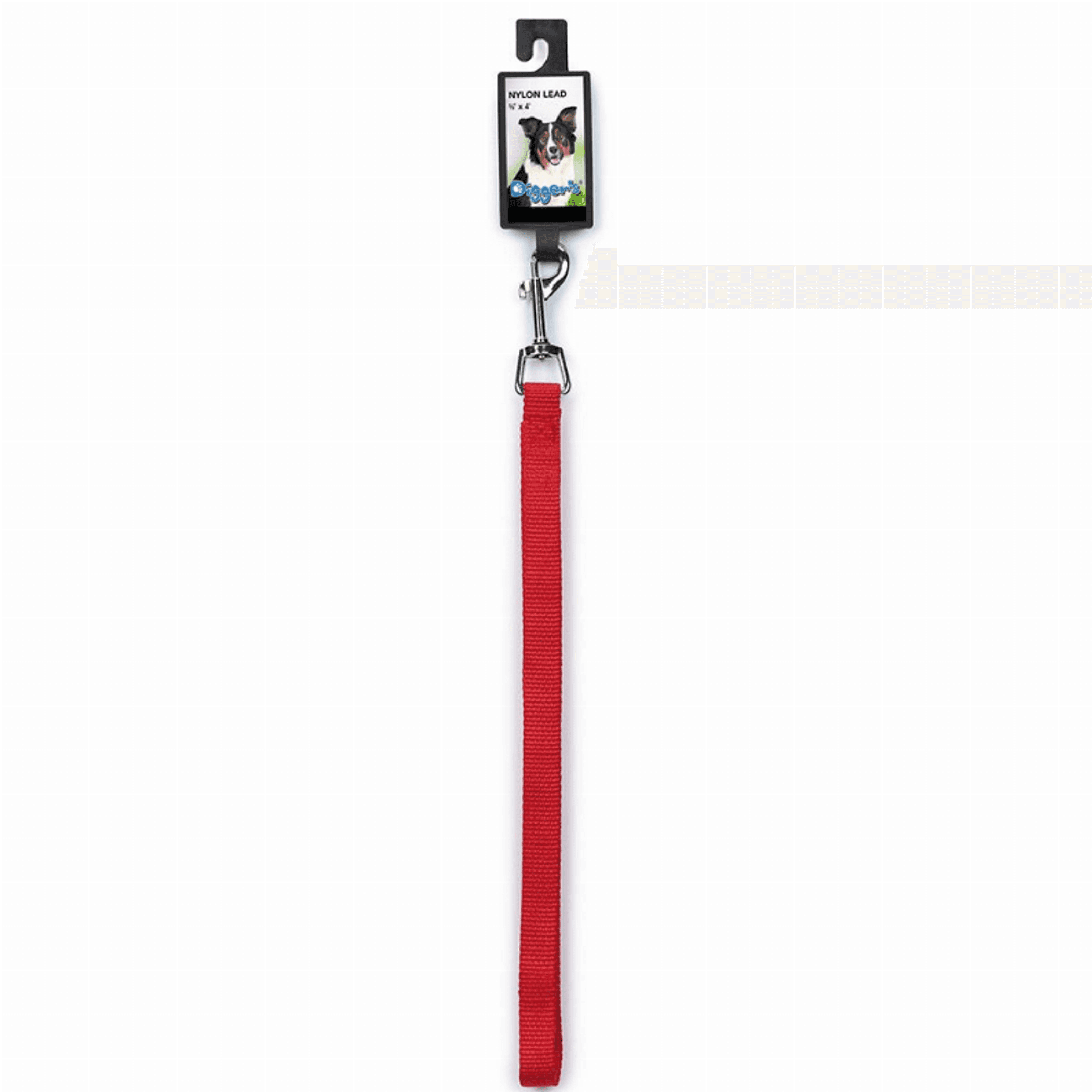 DGR 5/8in Nylon Lead 72in Red
