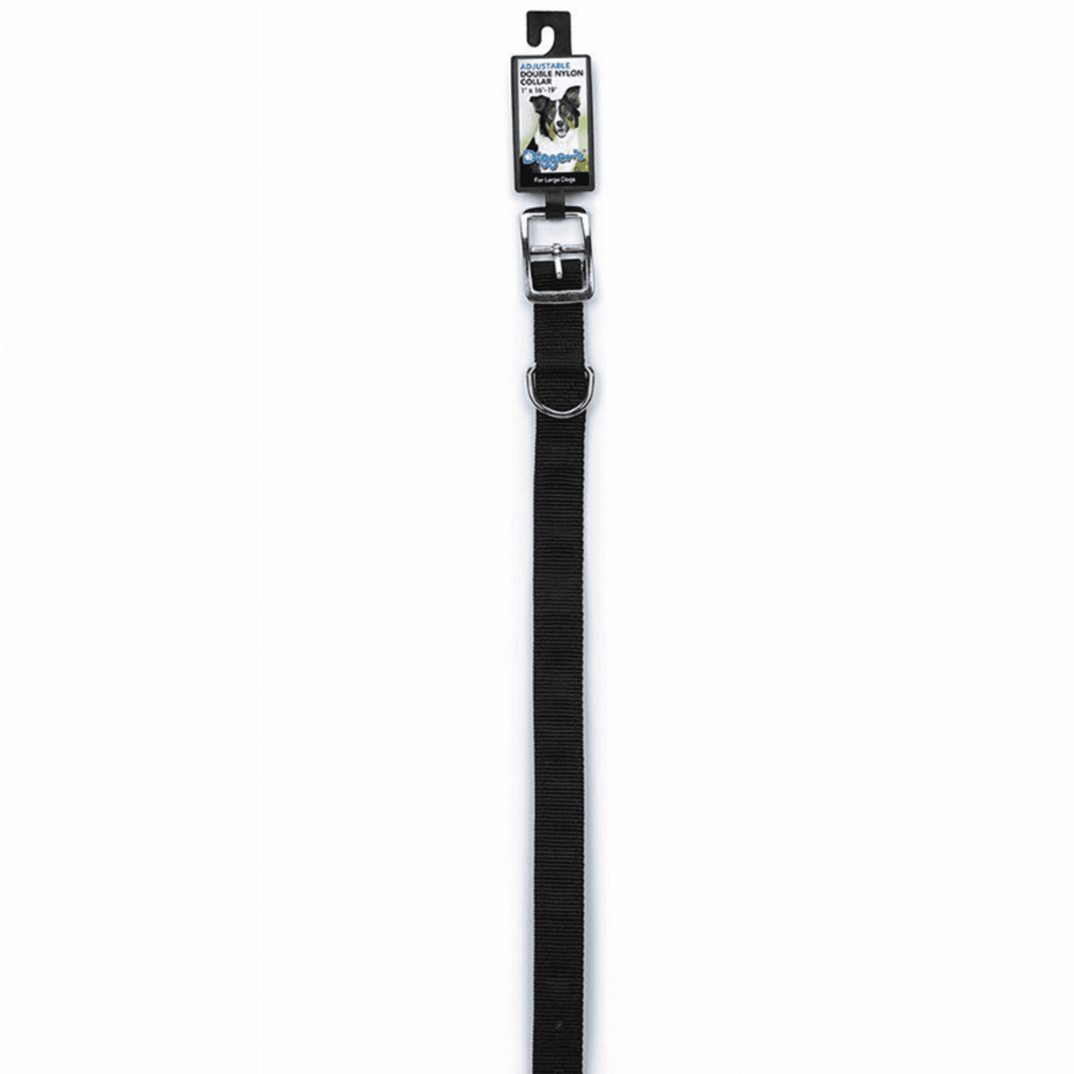 DGR 1in Dbl Nylon Collar 26in Black