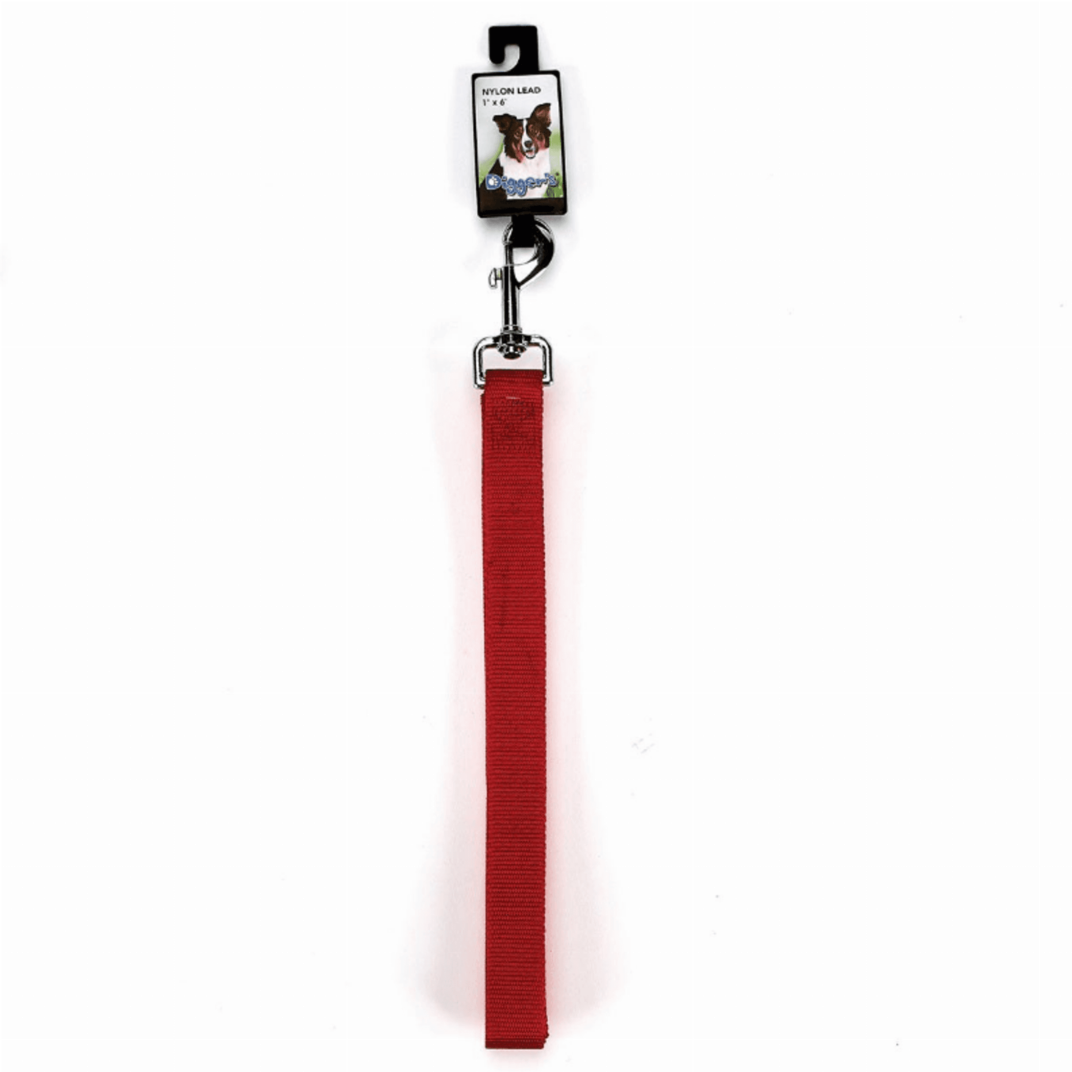 DGR 1in Nylon Lead 72in Red