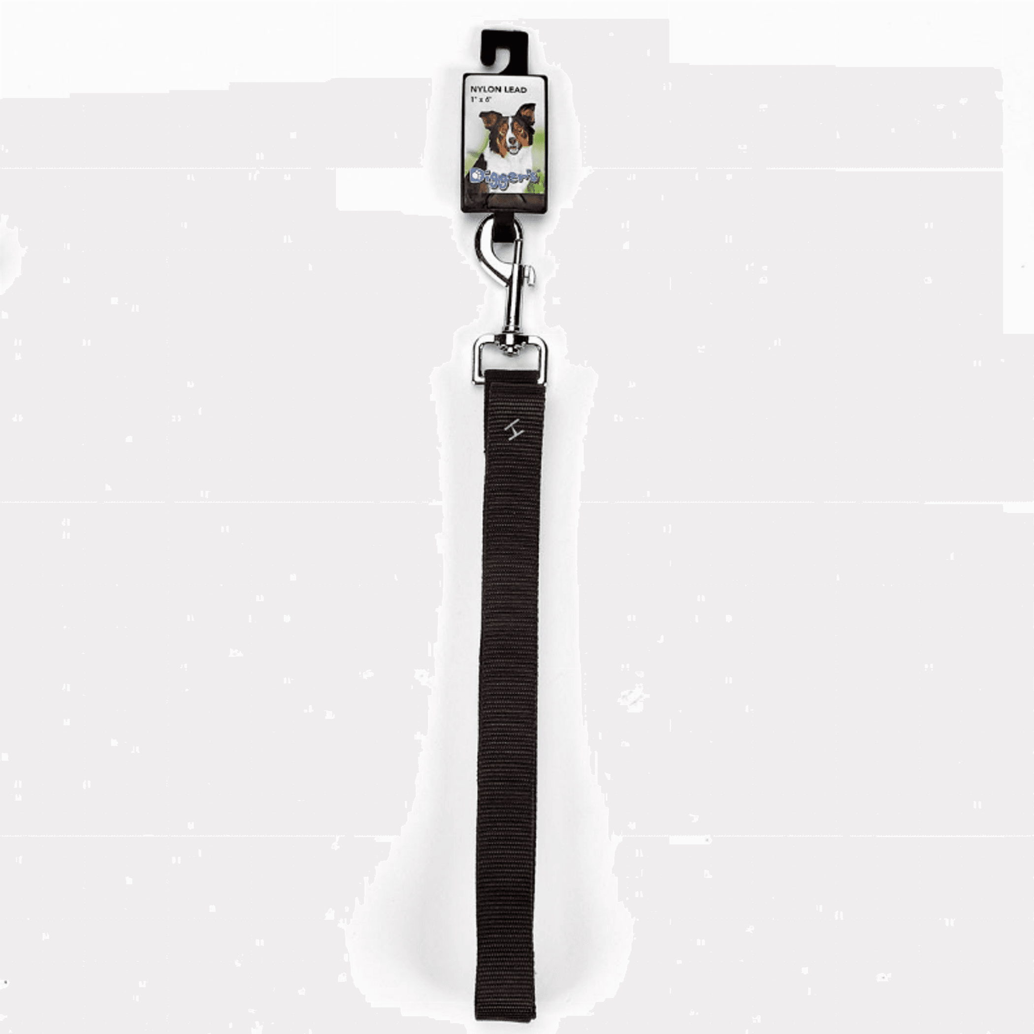 DGR 1in Nylon Lead 72in Black