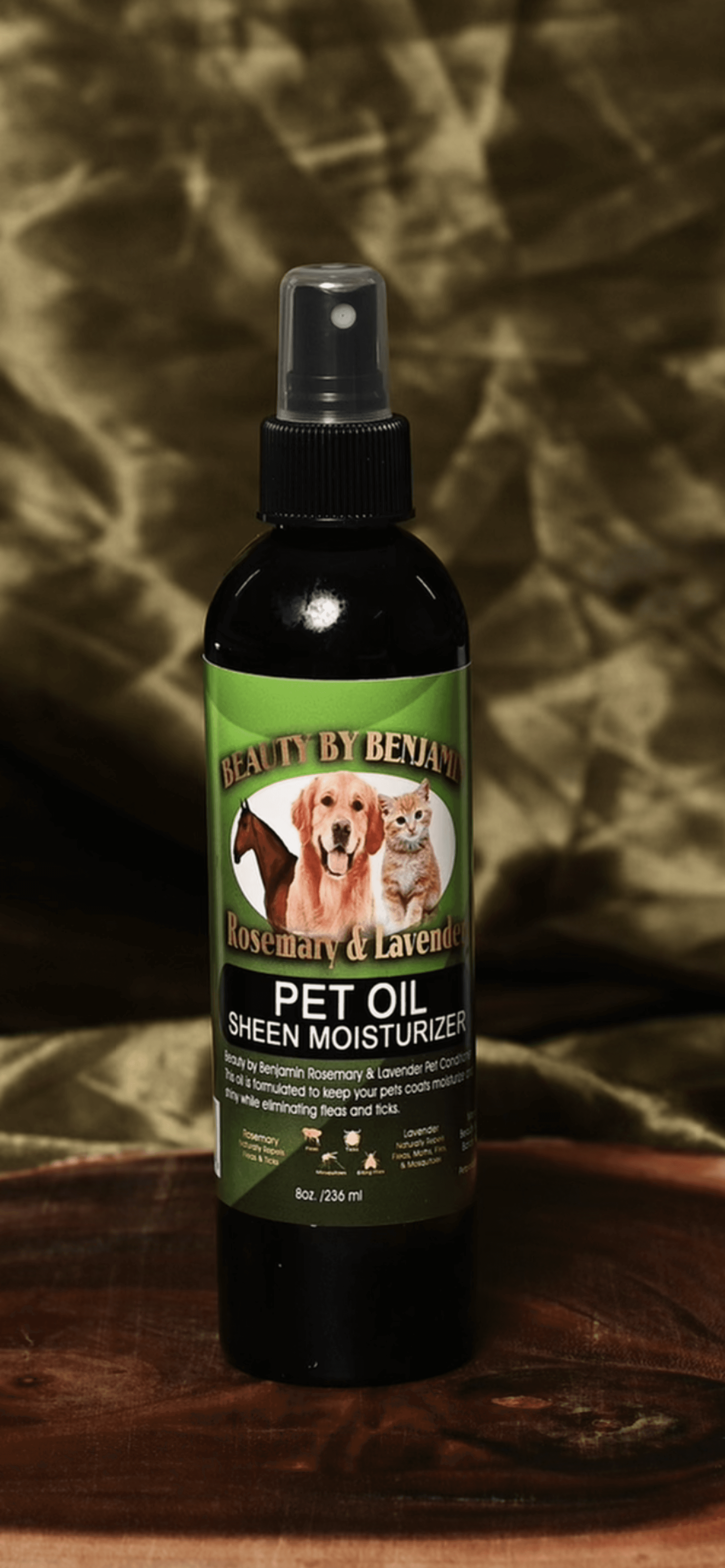 Rosemary and Lavender Pet Sheen Oil Moisturizer