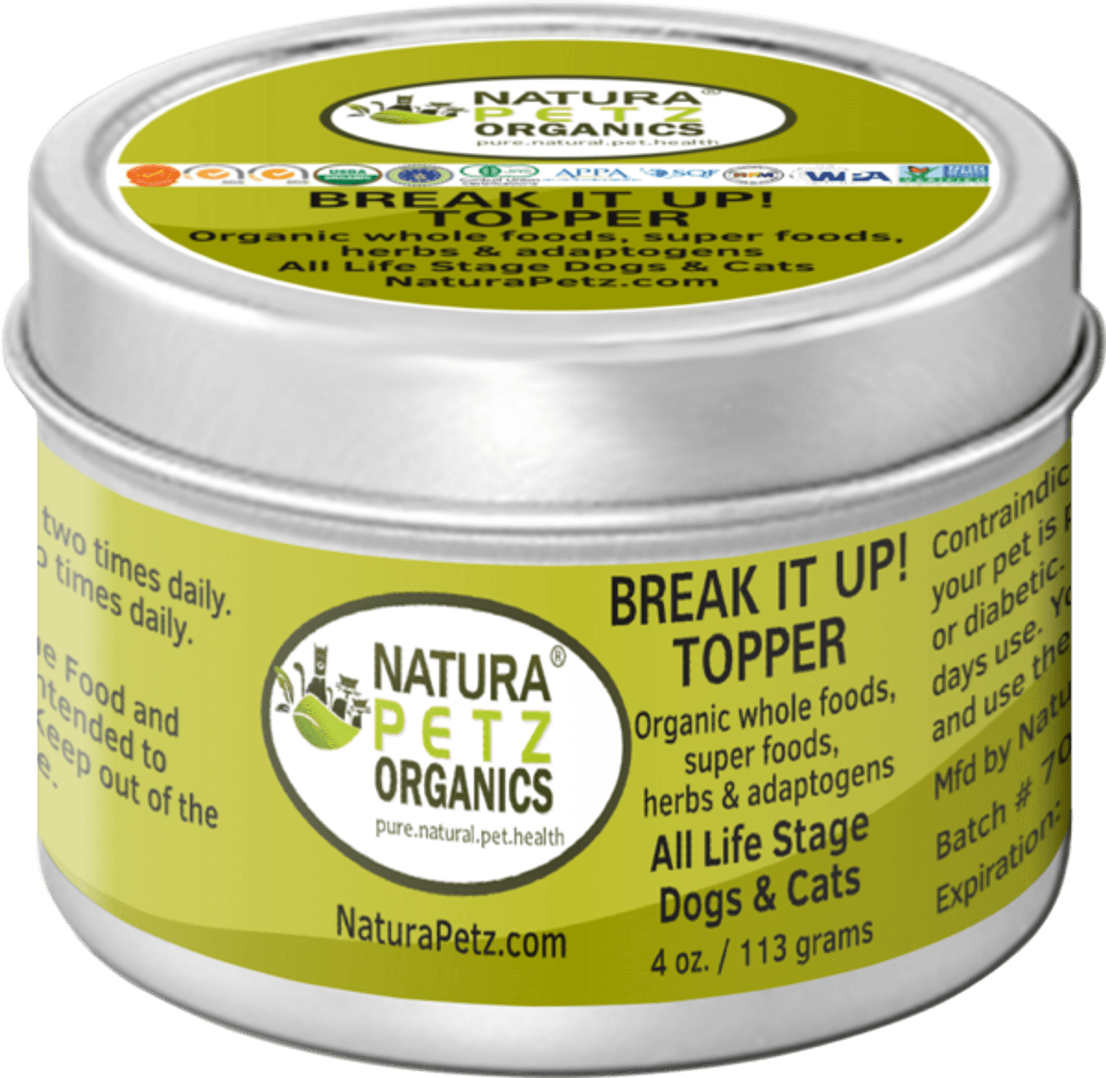 Break It Up! Meal Topper Stone Breakder Stone Eliminator* For Dogs And Cats - Flavored Meal Topper For Stones*