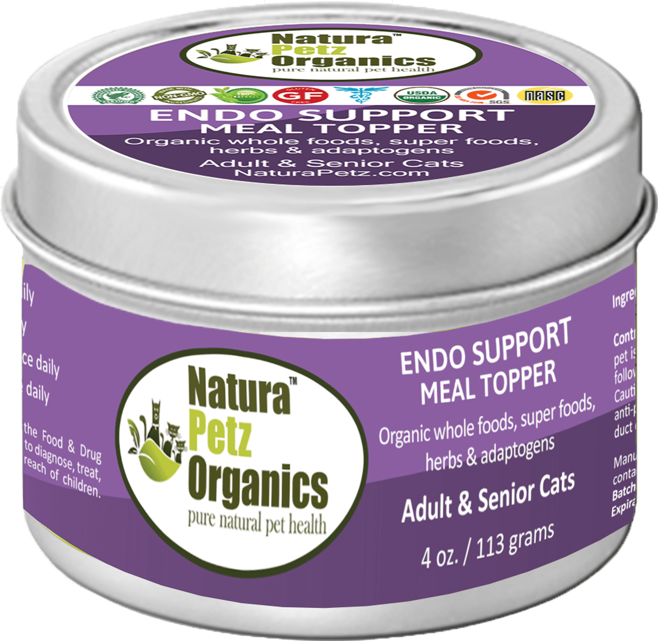 Endo Support Meal Topper For Dogs And Cats* Natura Petz Organics