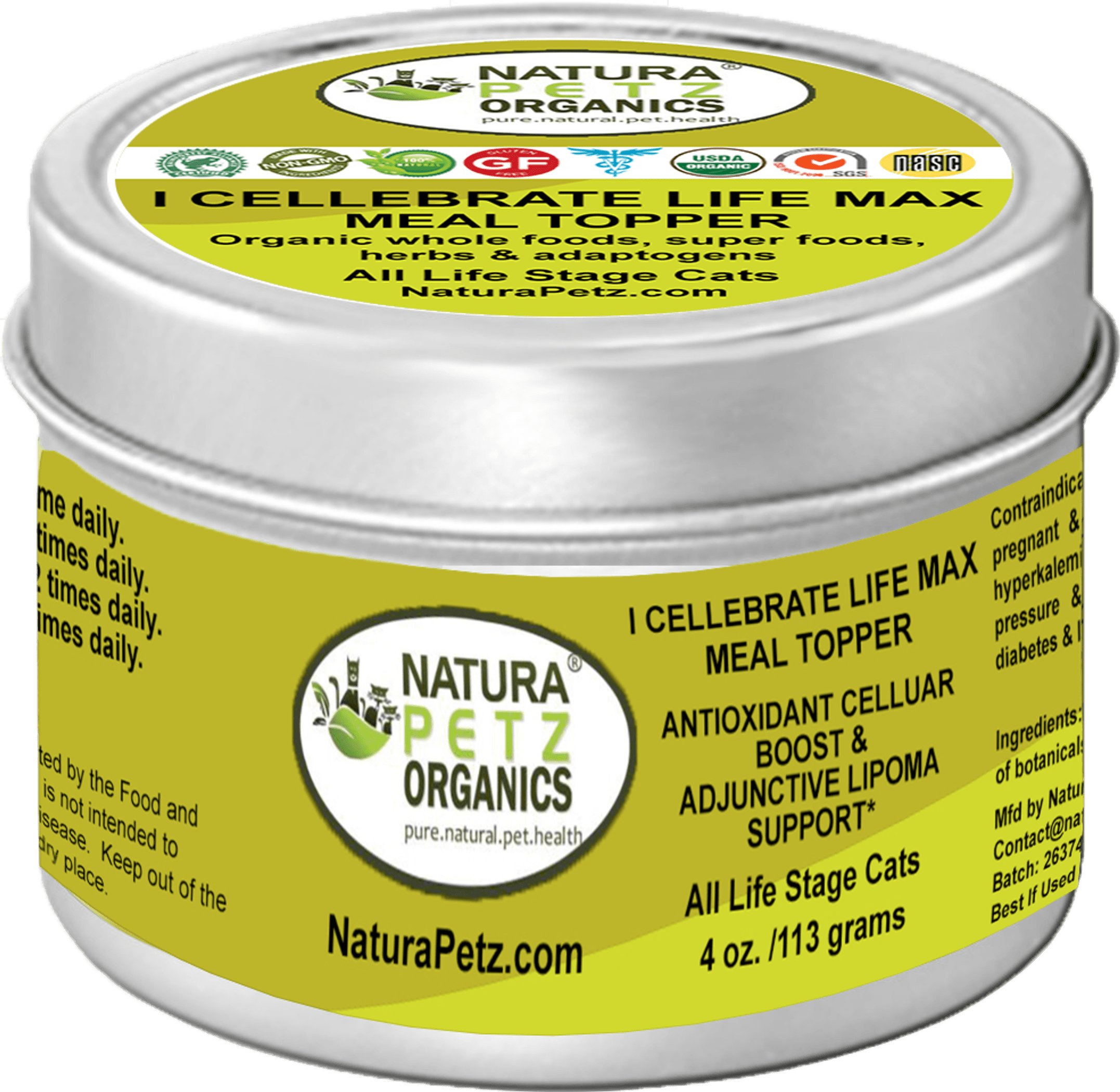 I Cellebrate Life Max Meal Topper- Antioxidant Cellular Boost + Adjunctive Lipoma Support*