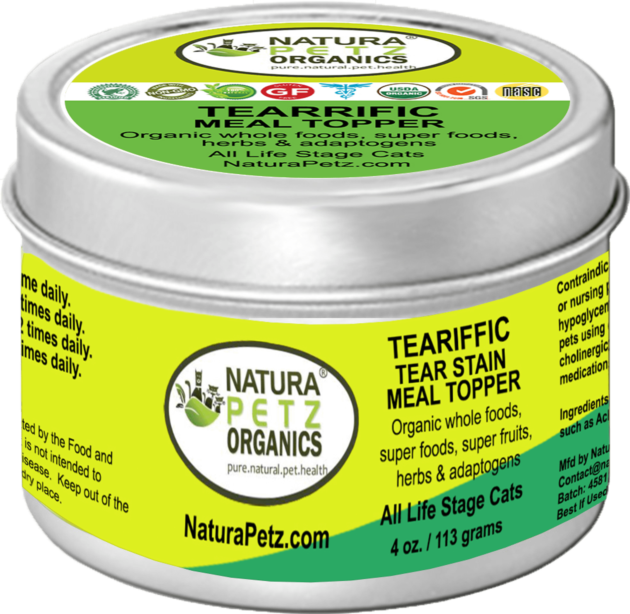 Teariffic Meal Topper - Tear Stain Support For Dogs* Tear Stain Support For Cats*