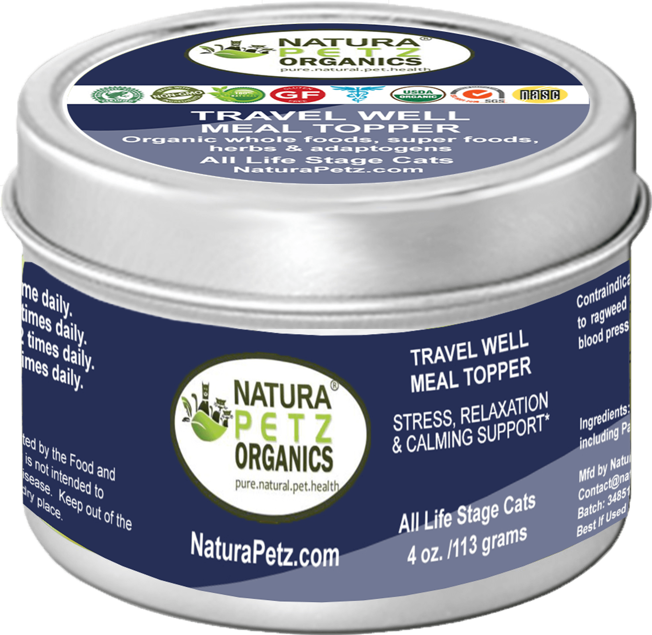 Travel Well Meal Topper* Stress, Relaxation & Calming Support For Dogs And Cats On The Go*