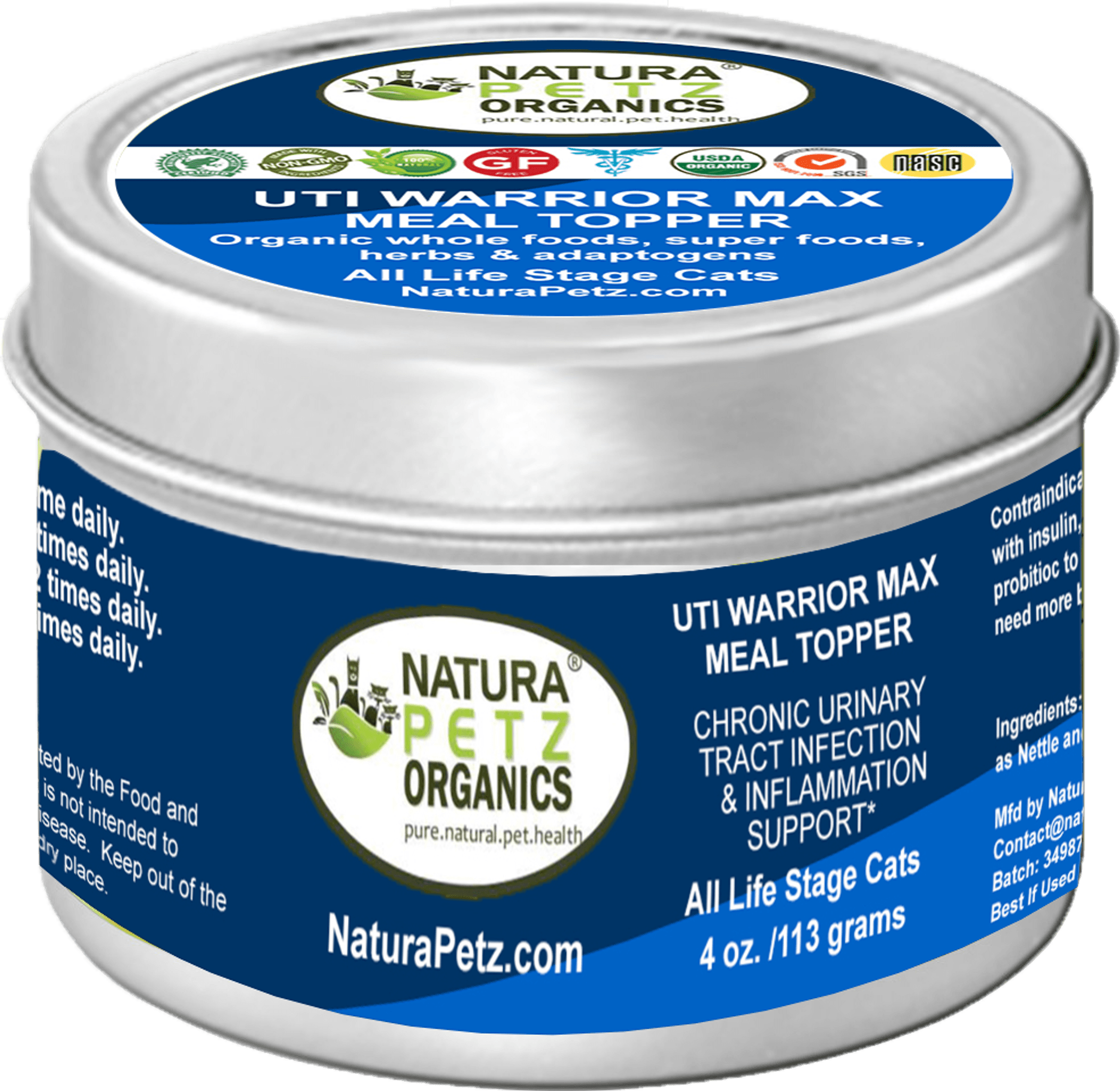 Uti Warrior Max Meal Topper* Chronic Urinary Tract Infection & Inflammation Support*