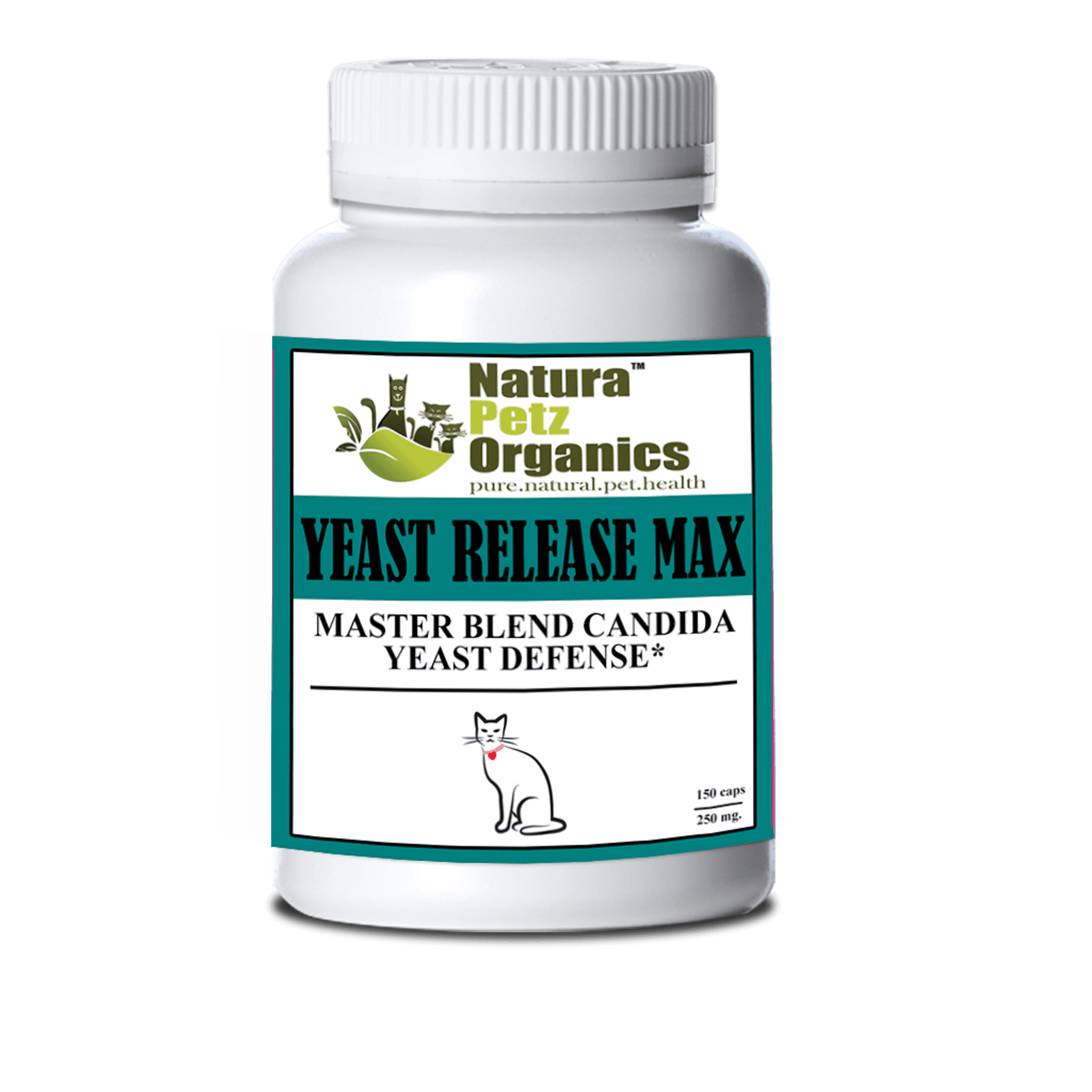 Yeast Release Max Capsules* Master Blend Candida Yeast Defense* For Dogs And Cats*