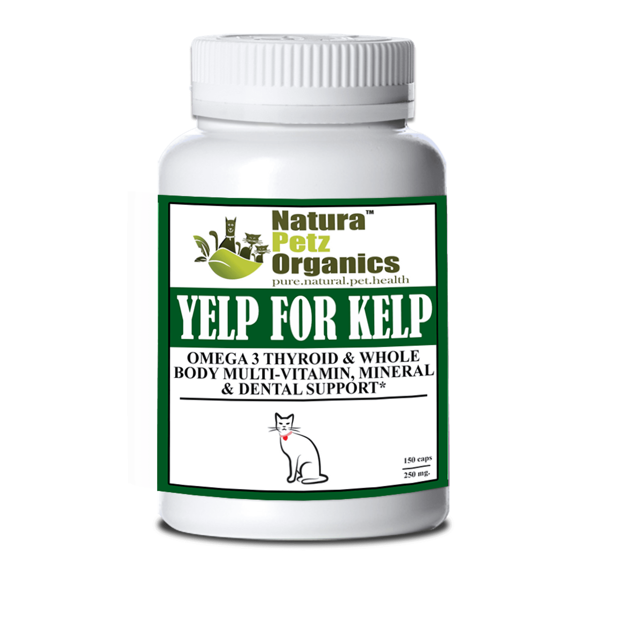 Yelp For Kelp - Omega 3 & 6 Thyroid & Whole Body Multi-Mineral, Vitamin & Dental Support*