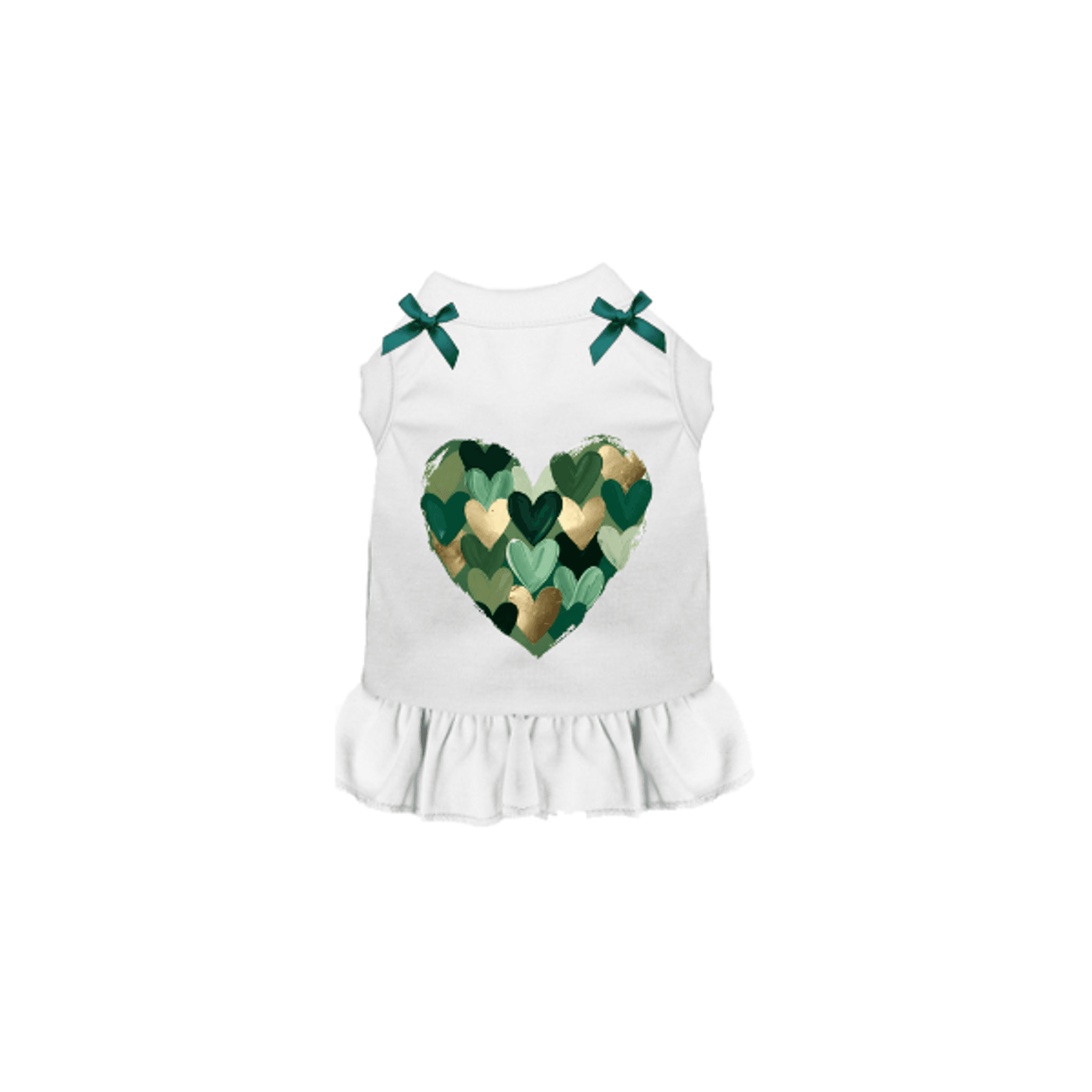 Ivory Mosaic Heart Dress