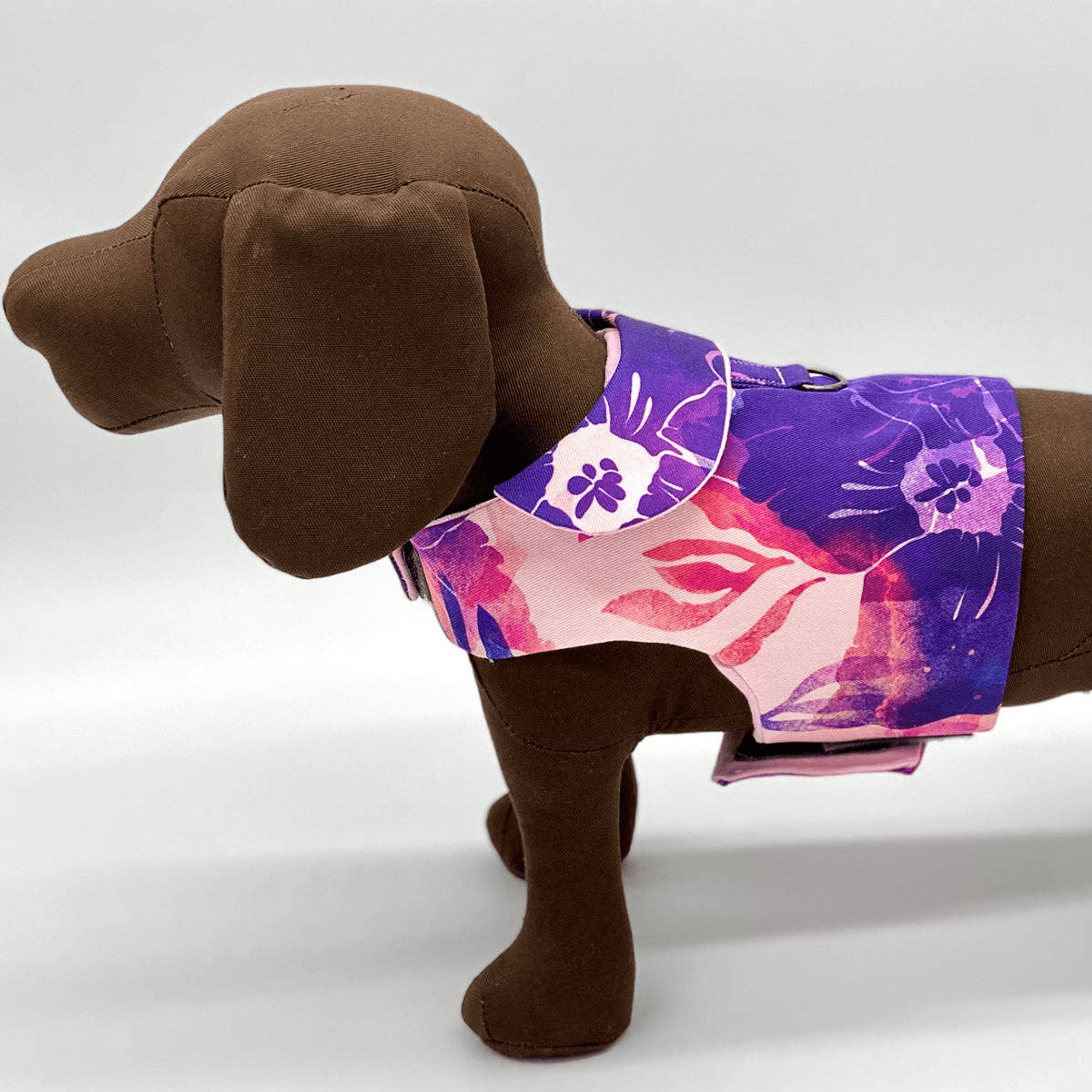 DCNY Purple Hibiscus Vest