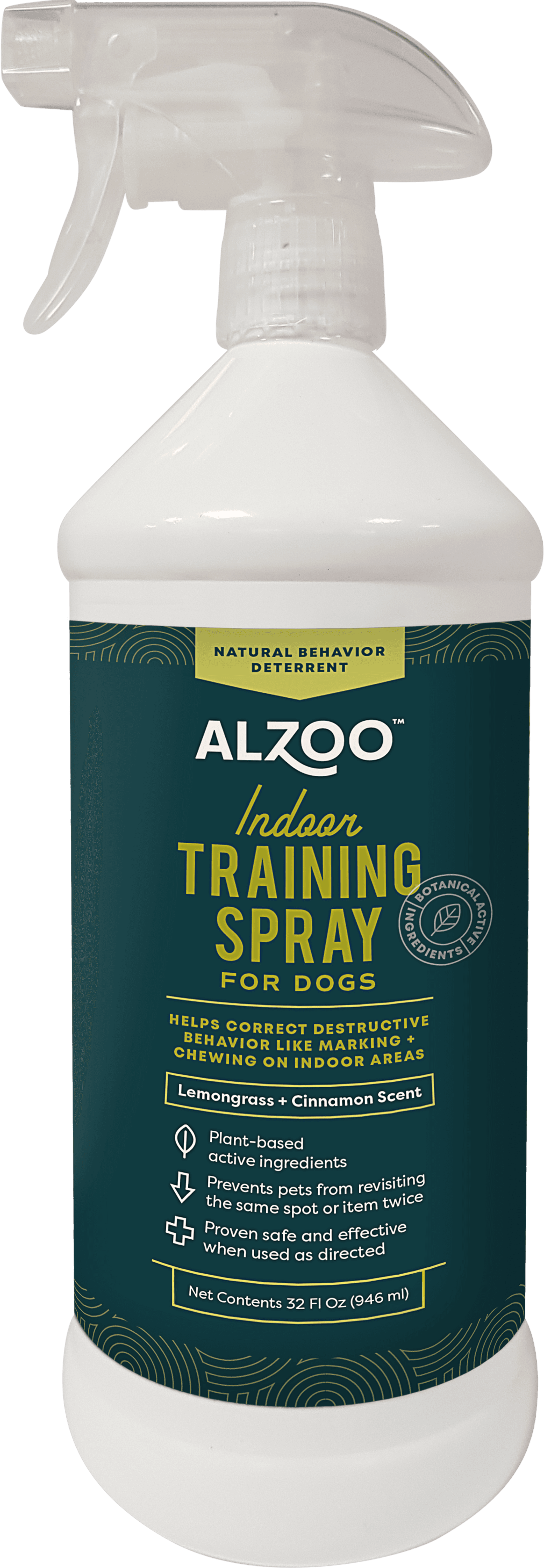 ALZOO Plant-Based Dog/Cat Indoor Training Spray, 32oz