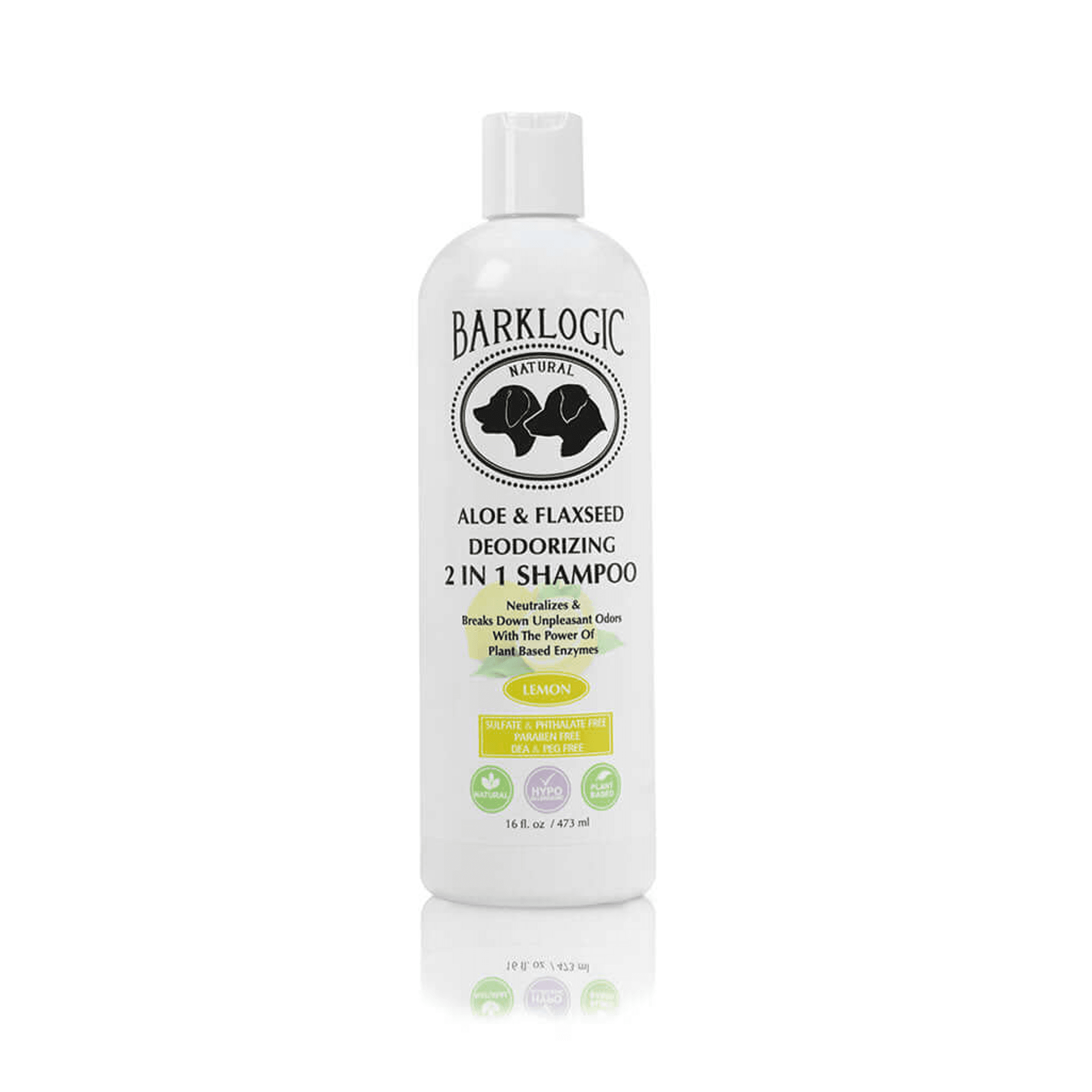 BarkLogic Aloe & Flaxseed Deodorizing 2 in 1 Shampoo