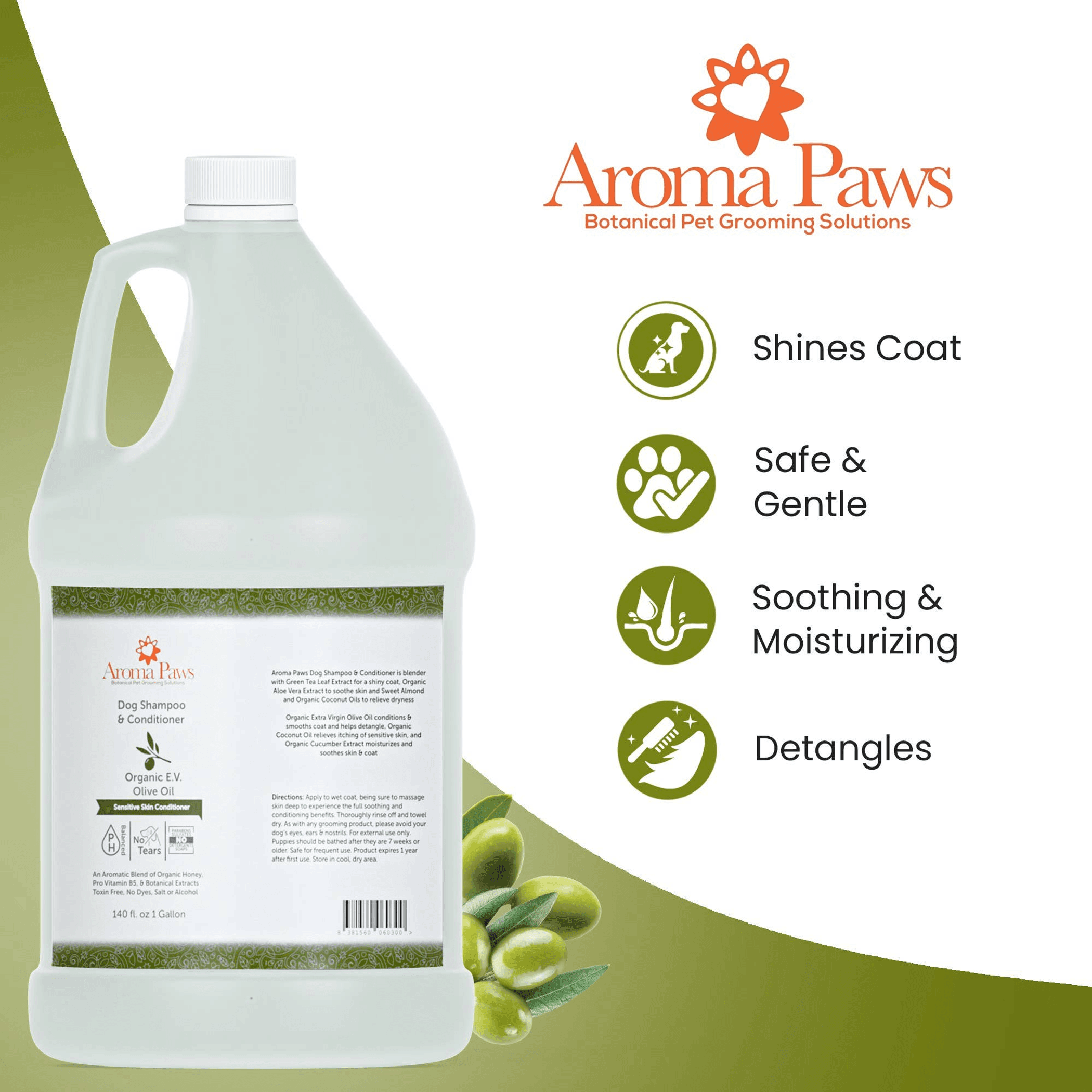 Gallon Shampoo Ultra Sensitive Olive Oil