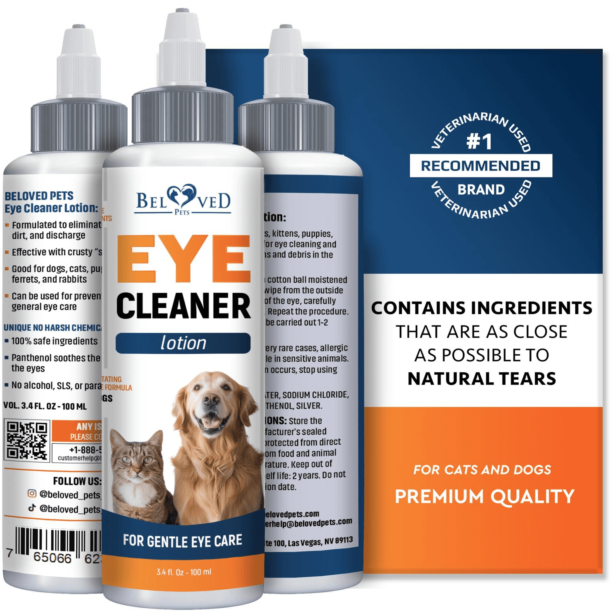 All Pets Eye Wash Drops for Relief