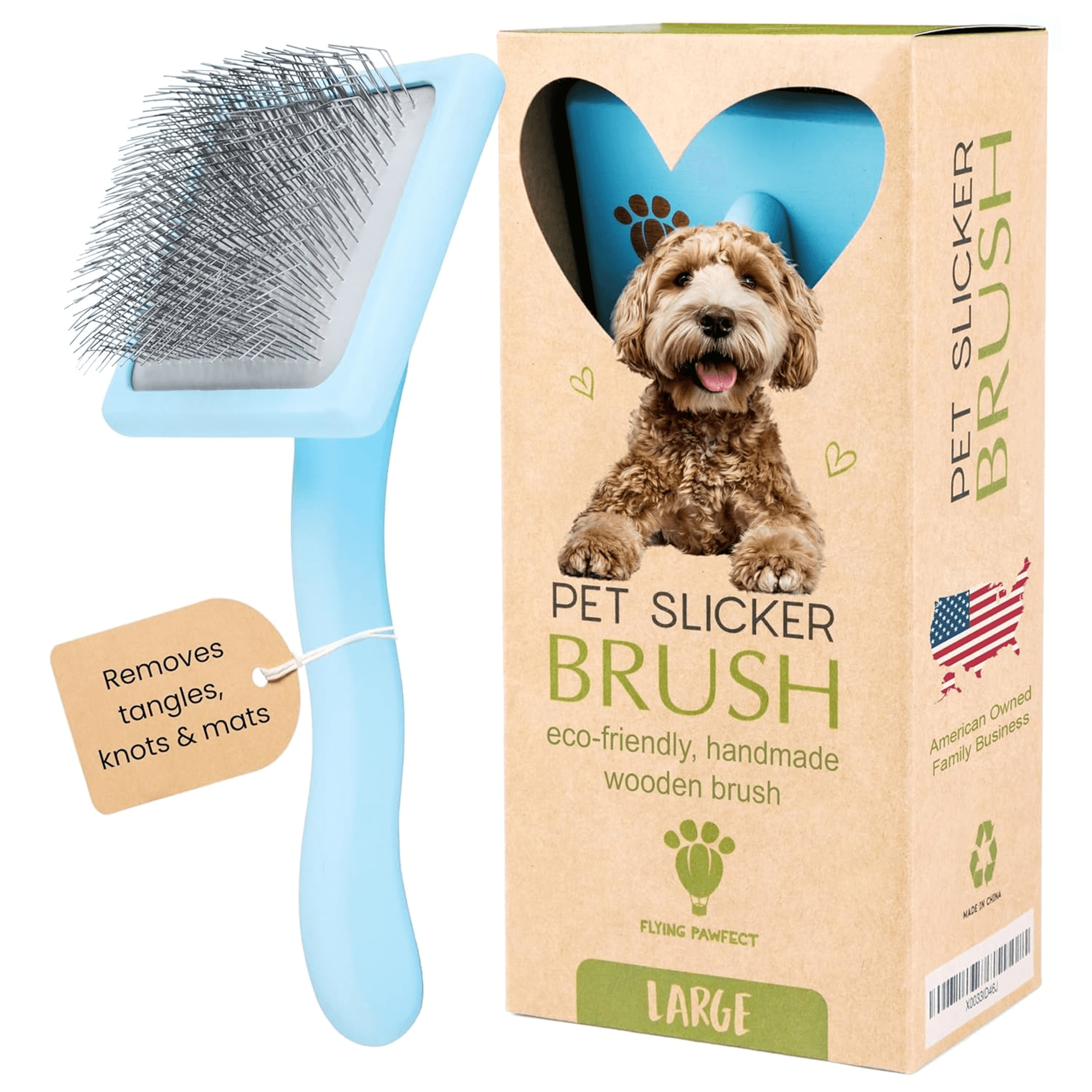 Flat Pet Slicker Brush
