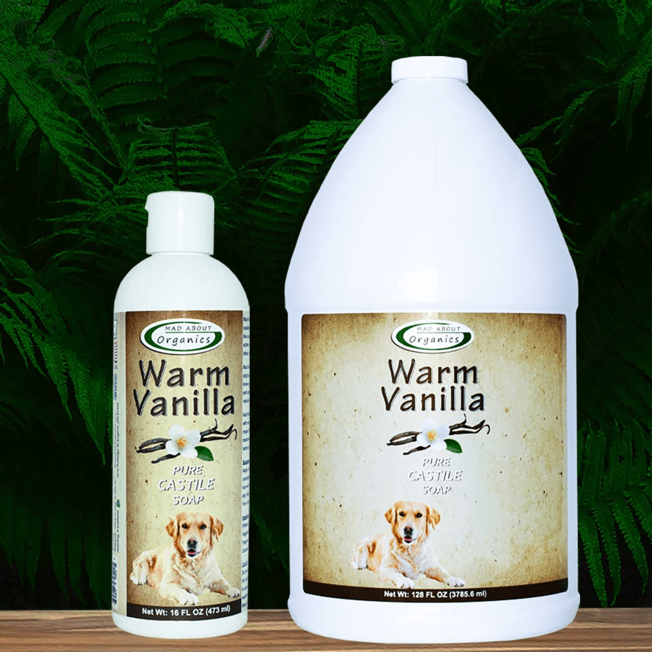 Warm Vanilla Castile Soap Formulated for Dogs
